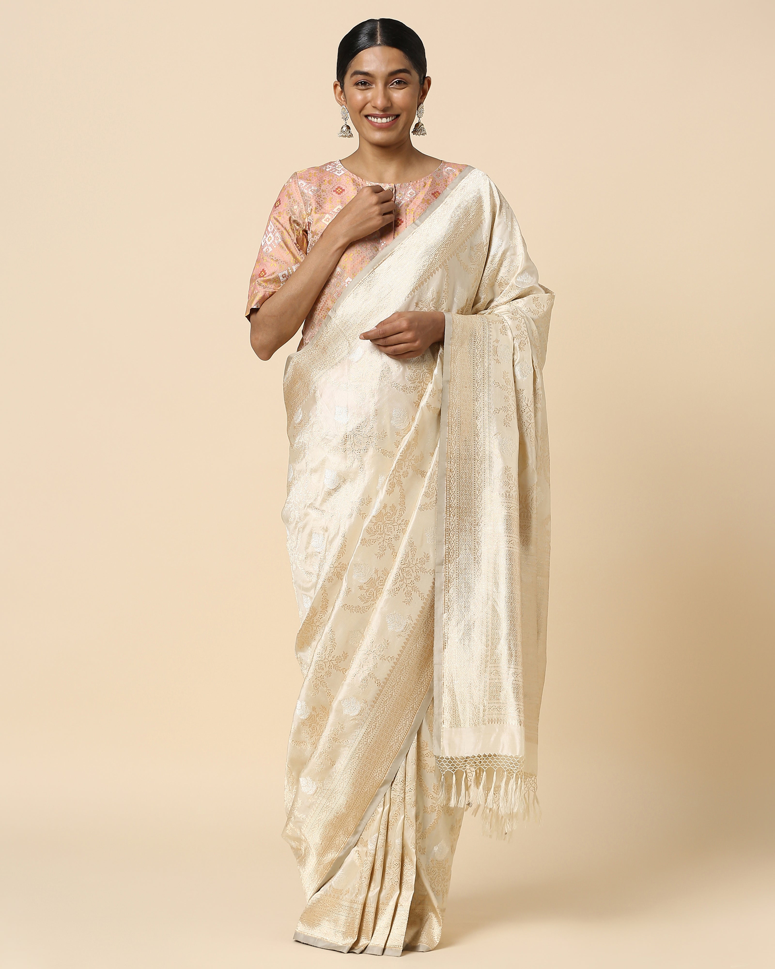 Yousha Banarasi Kadwa Silk Saree