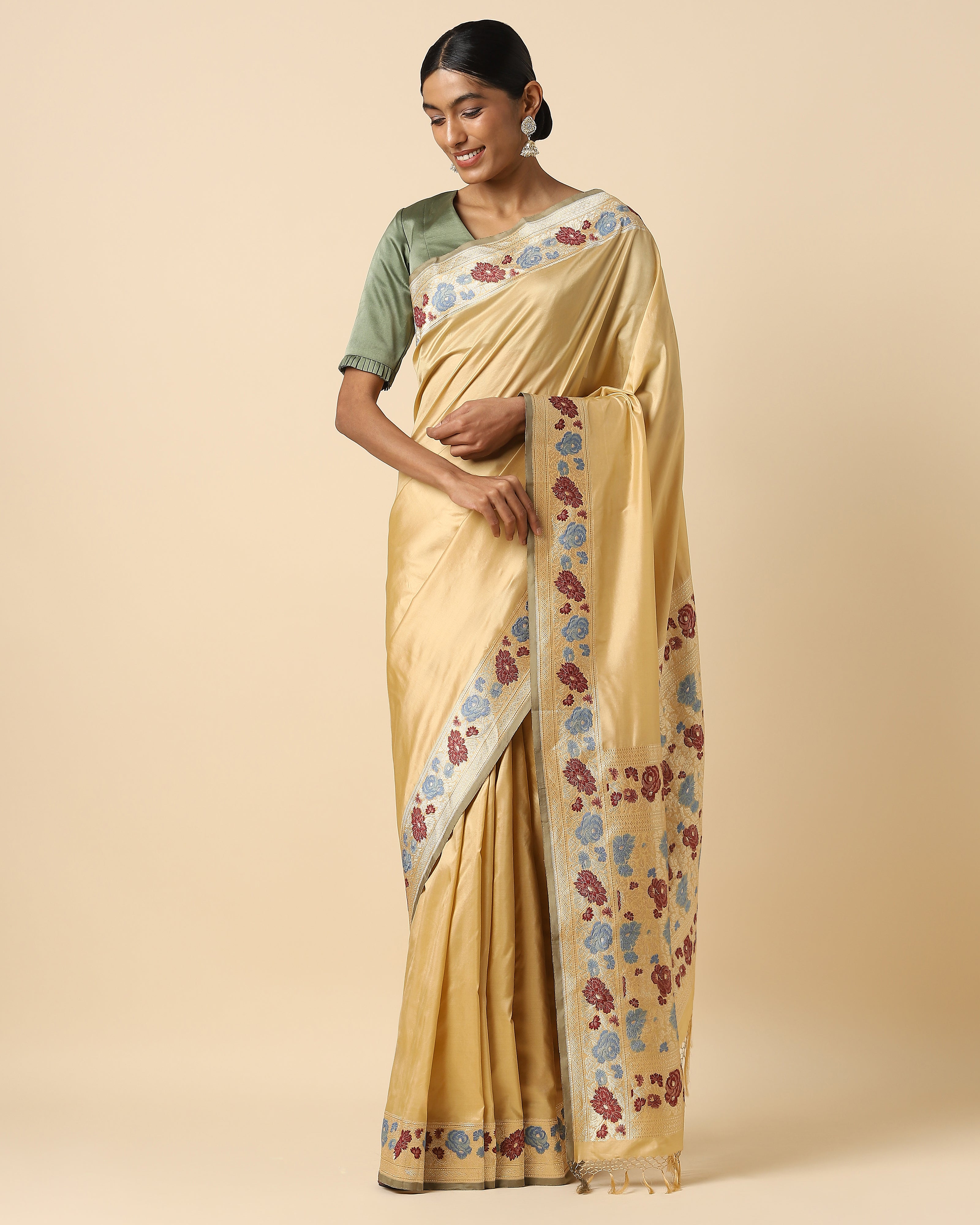 Aadvika Banarasi Kadwa Silk Saree