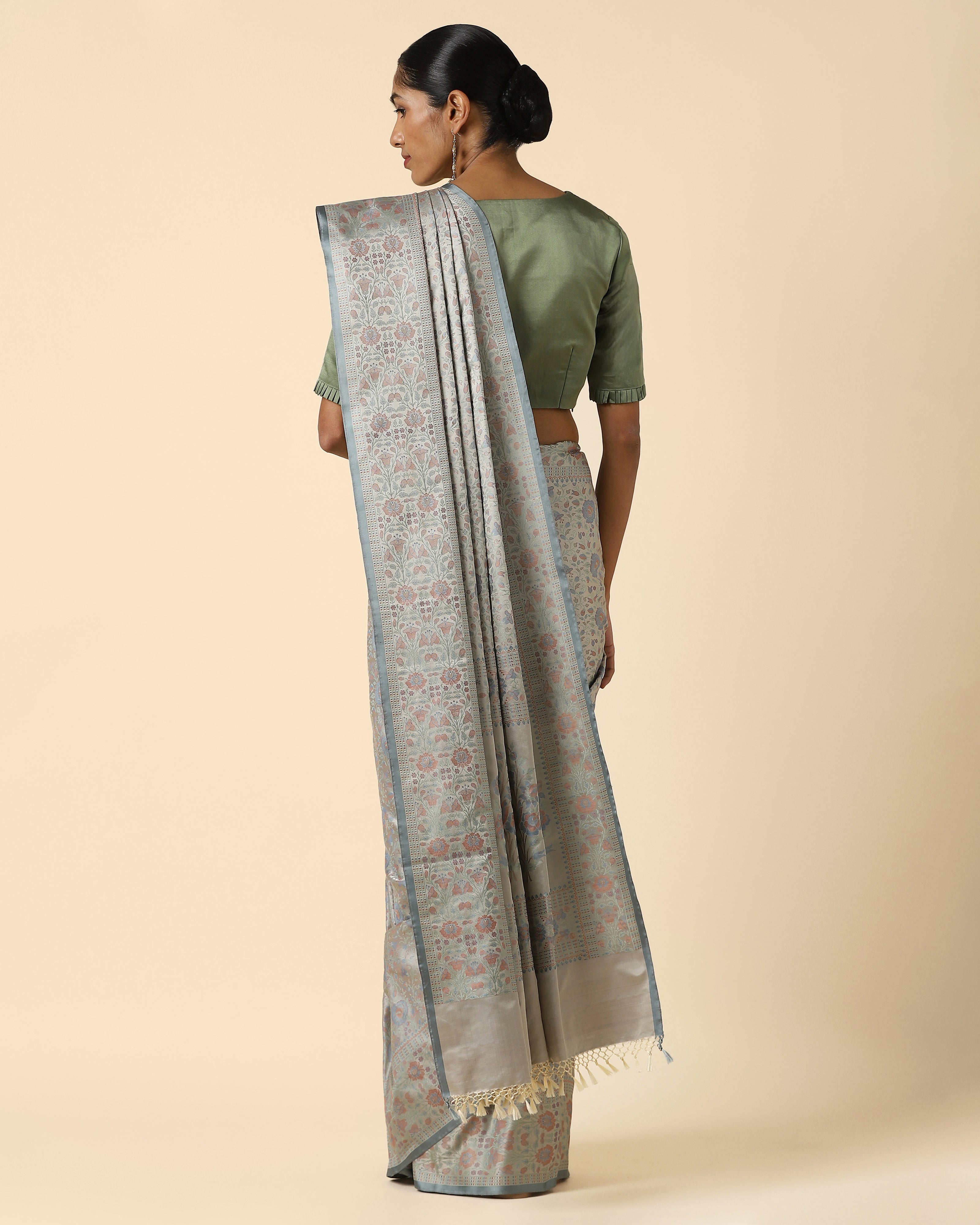Edhitha Banarasi Tanchoi Silk Saree