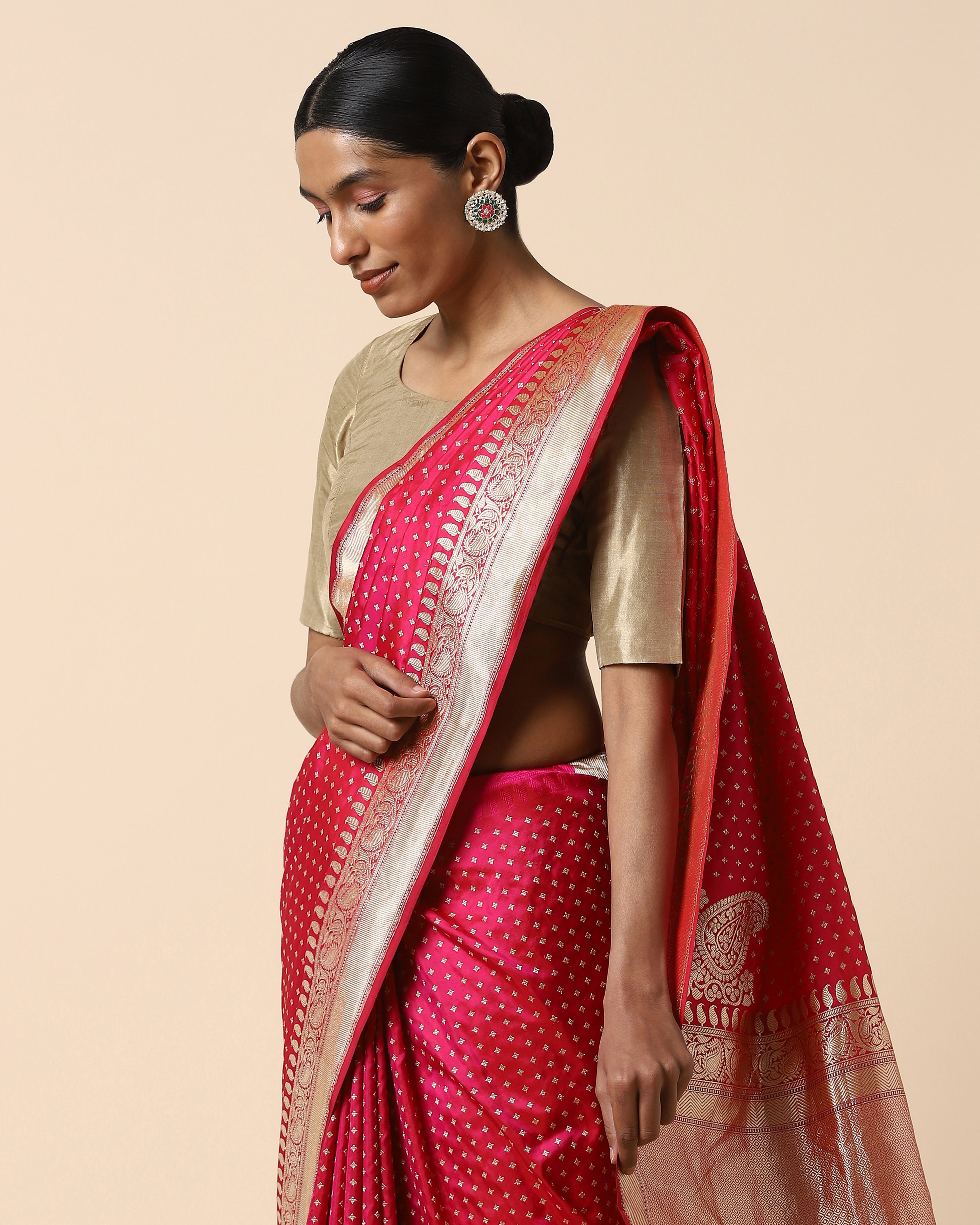 Kaina Banarasi Kadwa Silk Saree