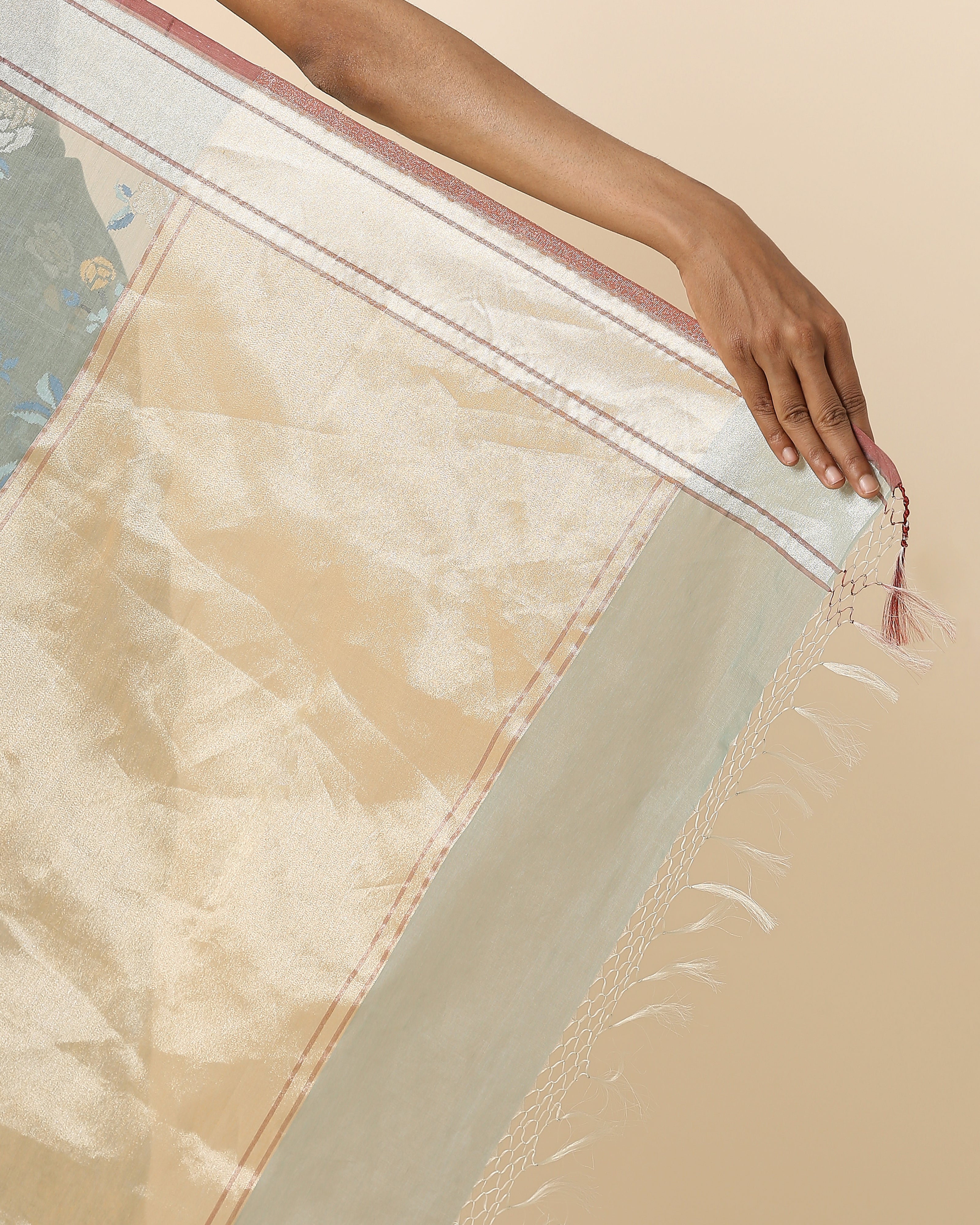 Oeshi Banarasi Jamdani Silk Cotton Saree