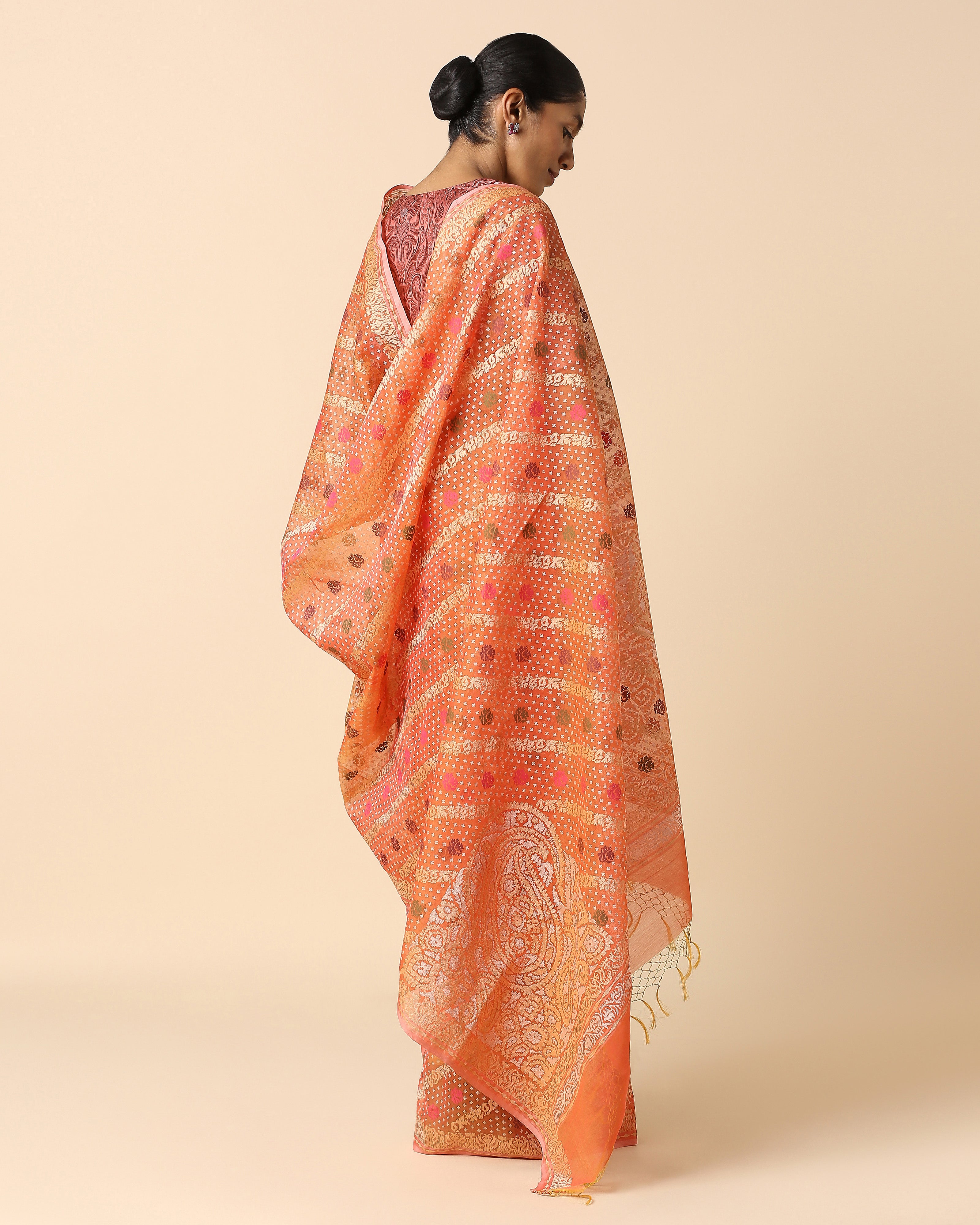 Divya Banarasi Jamdani Silk Cotton Saree