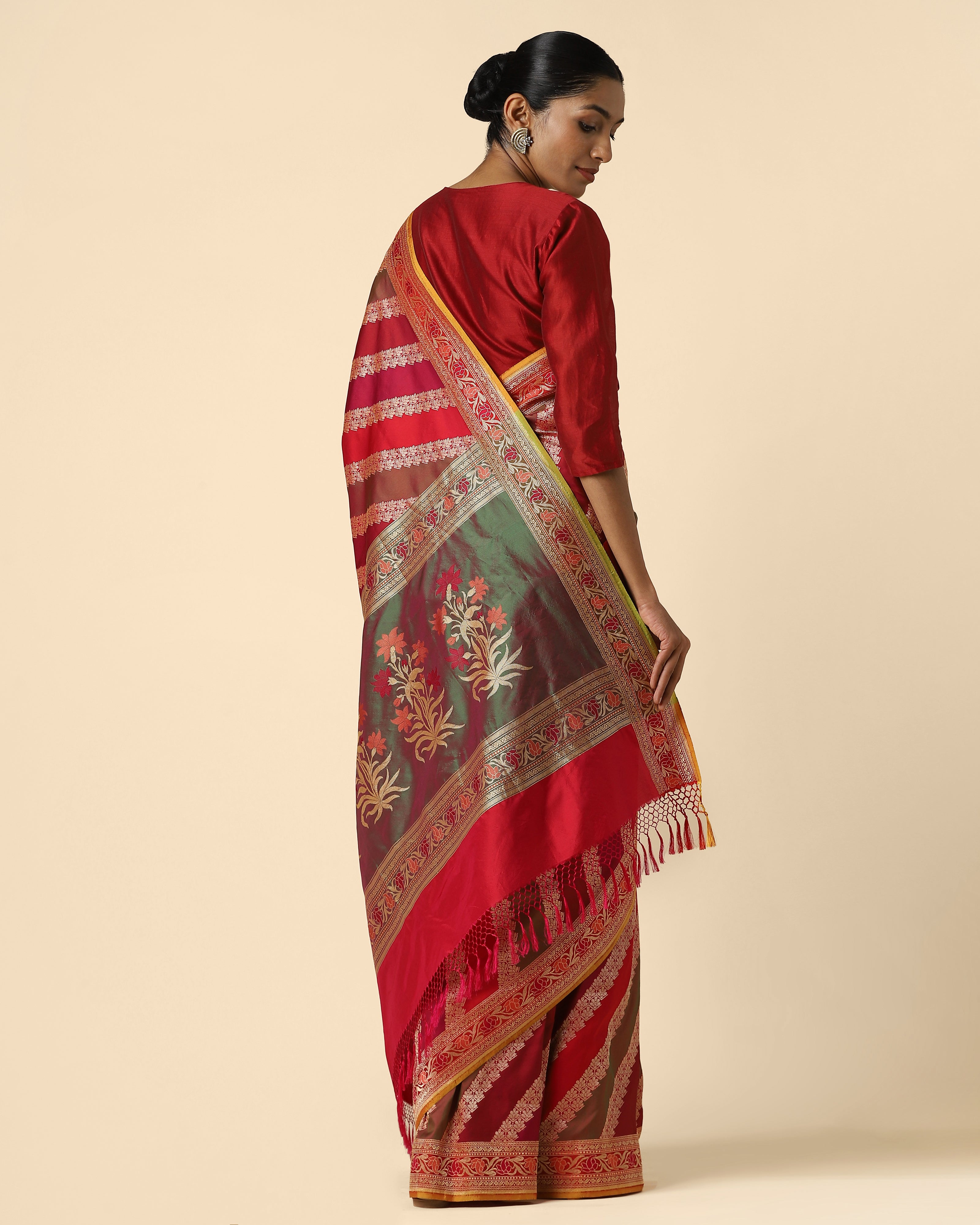 Vivaan Banarasi Kadwa Silk Saree