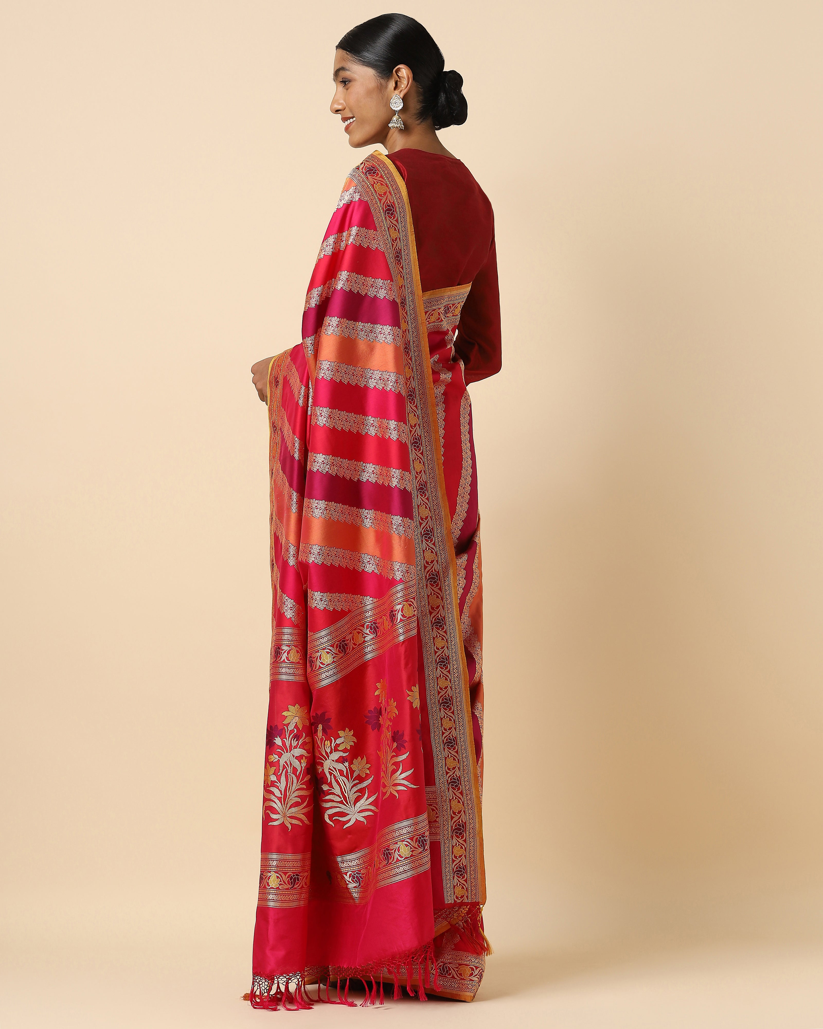 Vivaan Banarasi Kadwa Silk Saree