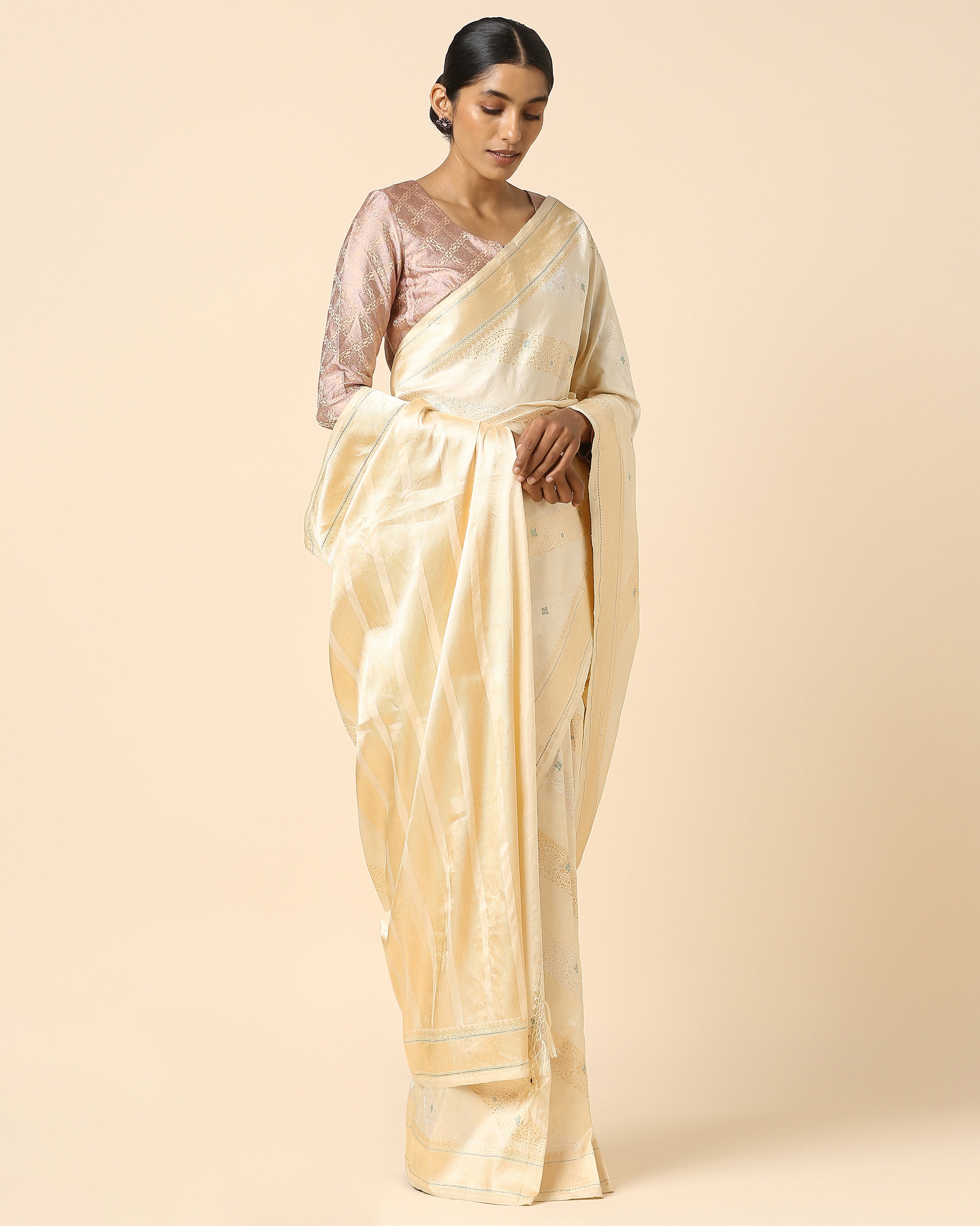 Viju Banarasi Kadwa Silk Saree