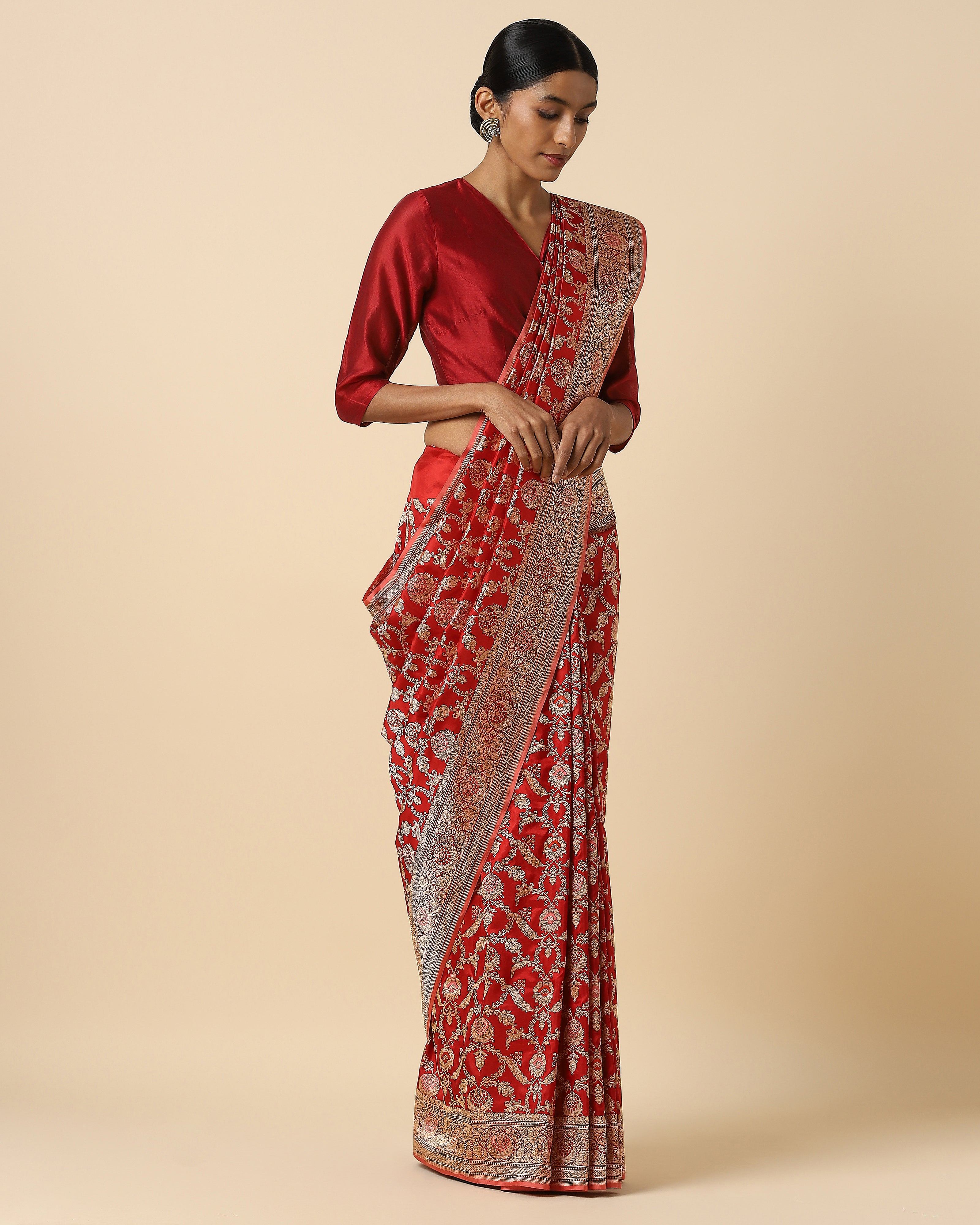 Sartha Banarasi Kadwa Silk Saree