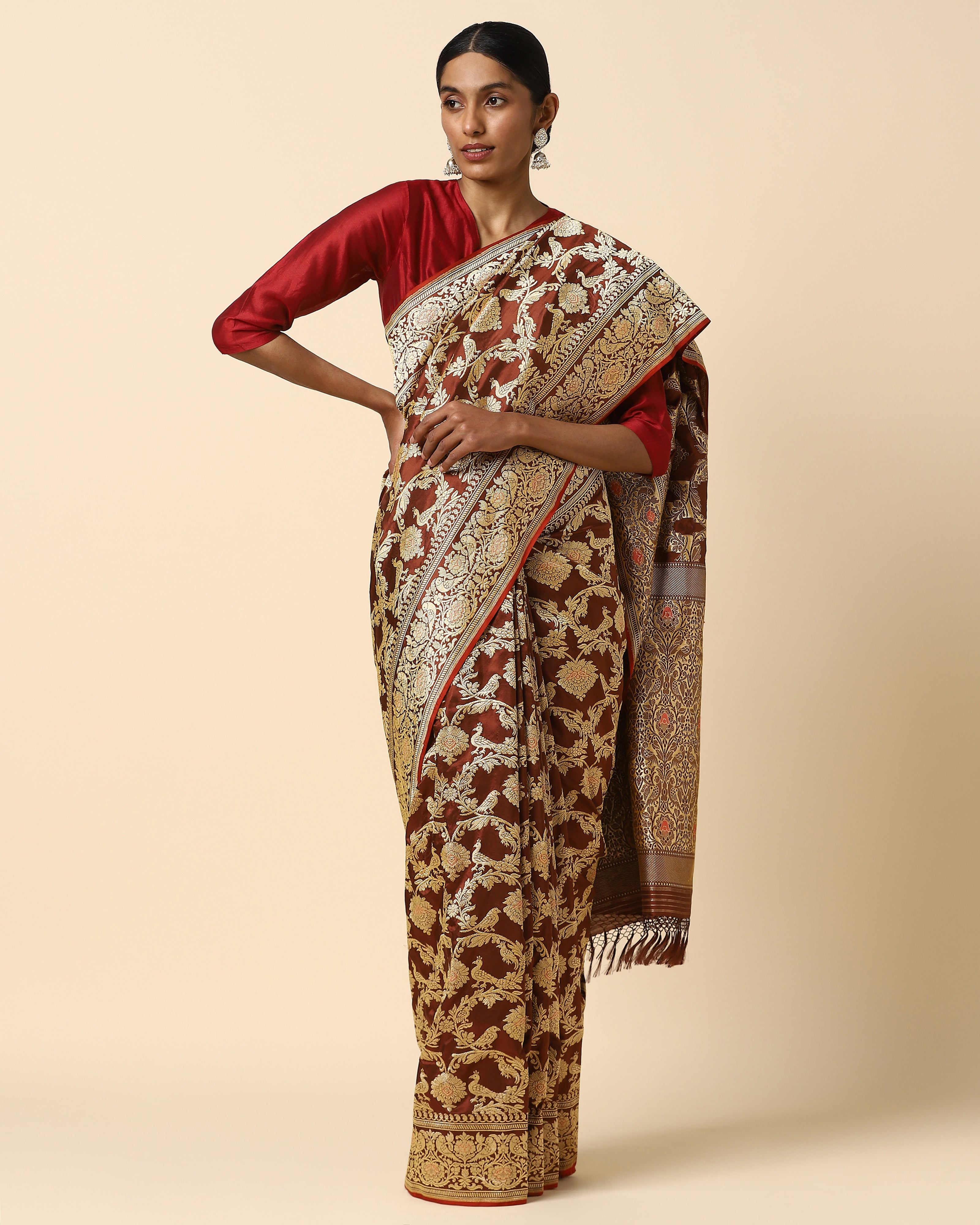 Saenita Banarasi Kadwa Silk Saree