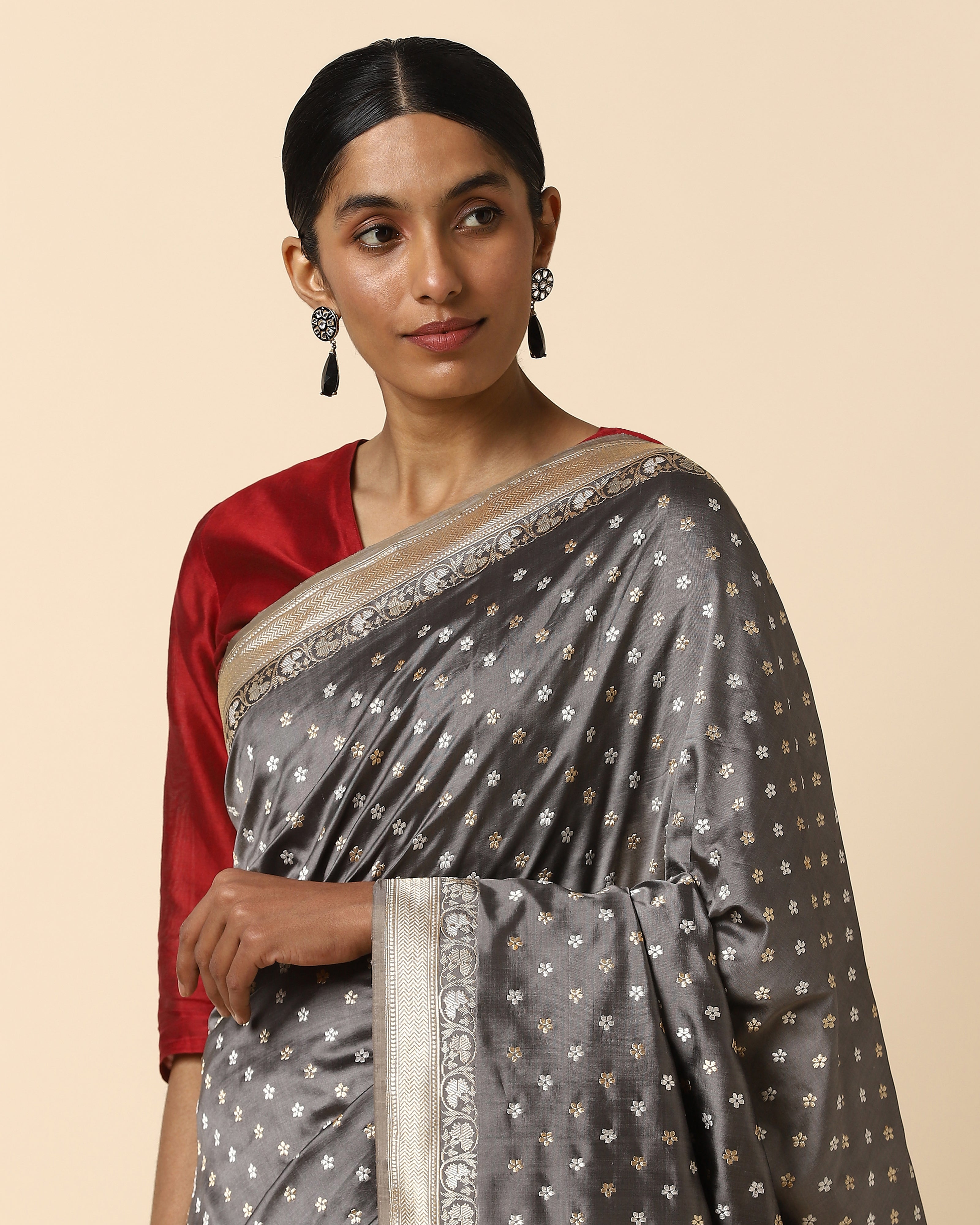 Kaashya Banarasi Kadwa Silk Saree