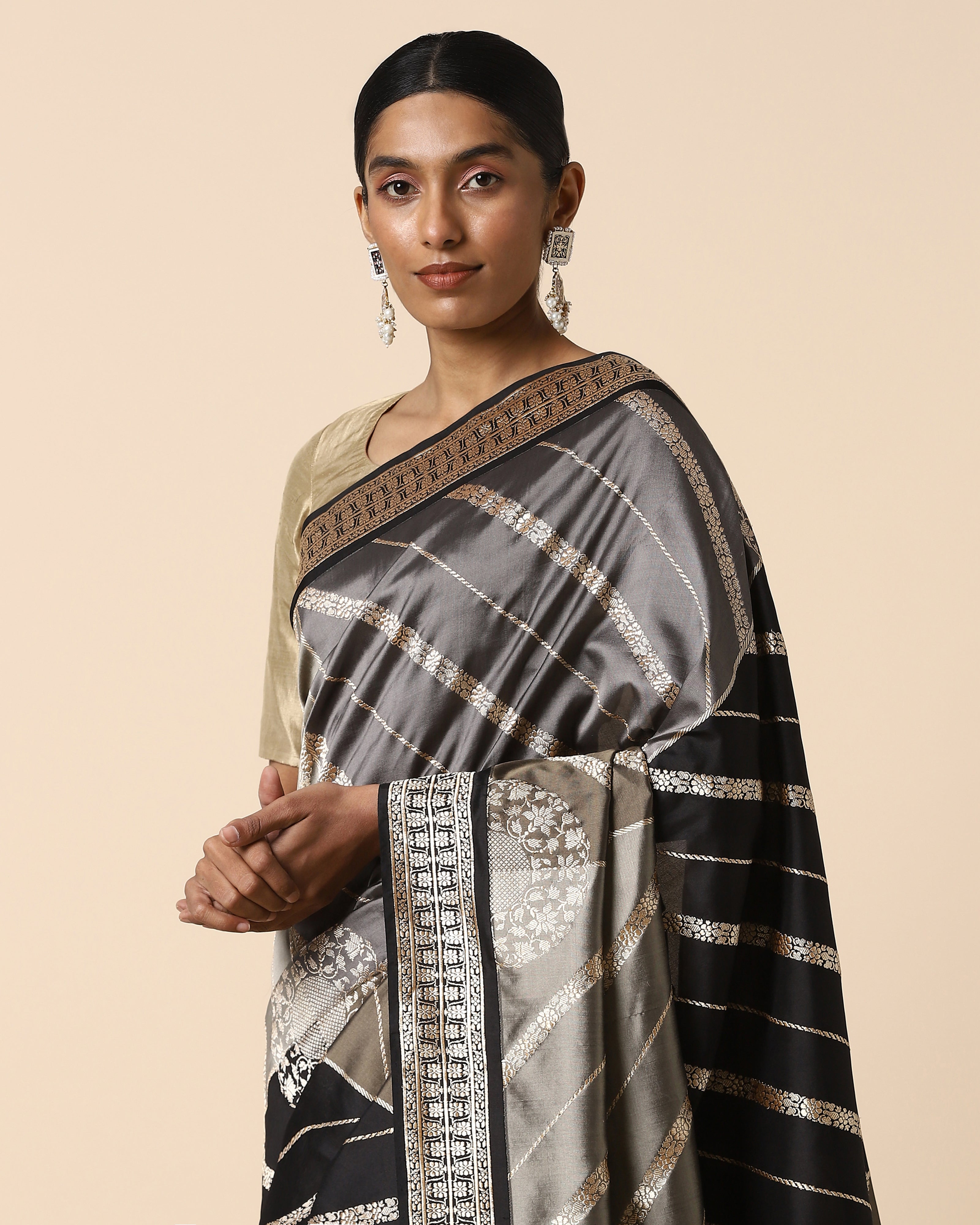 Aloka Banarasi Rangkaat Silk Saree