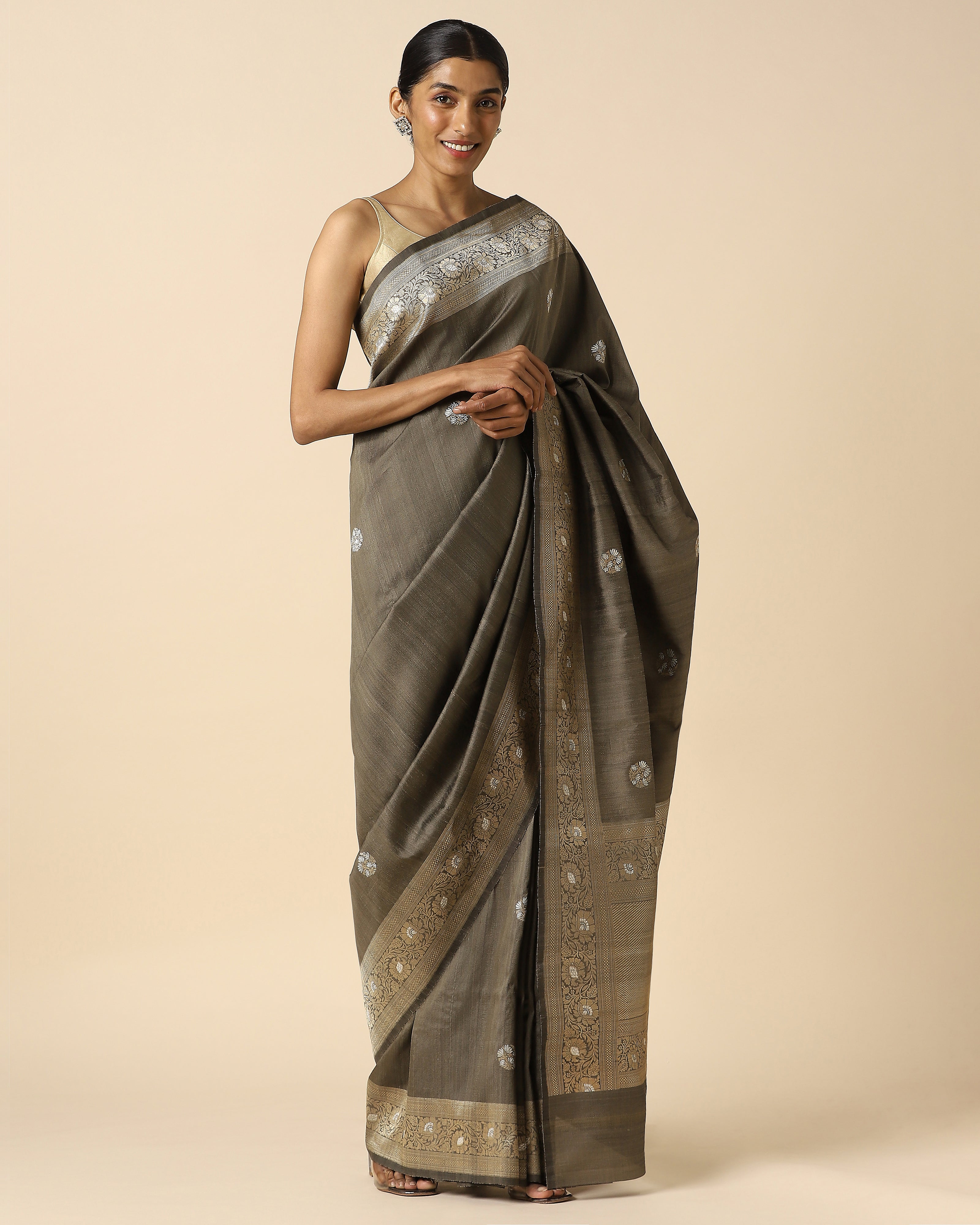 Hansal Banarasi Kadwa Silk Saree