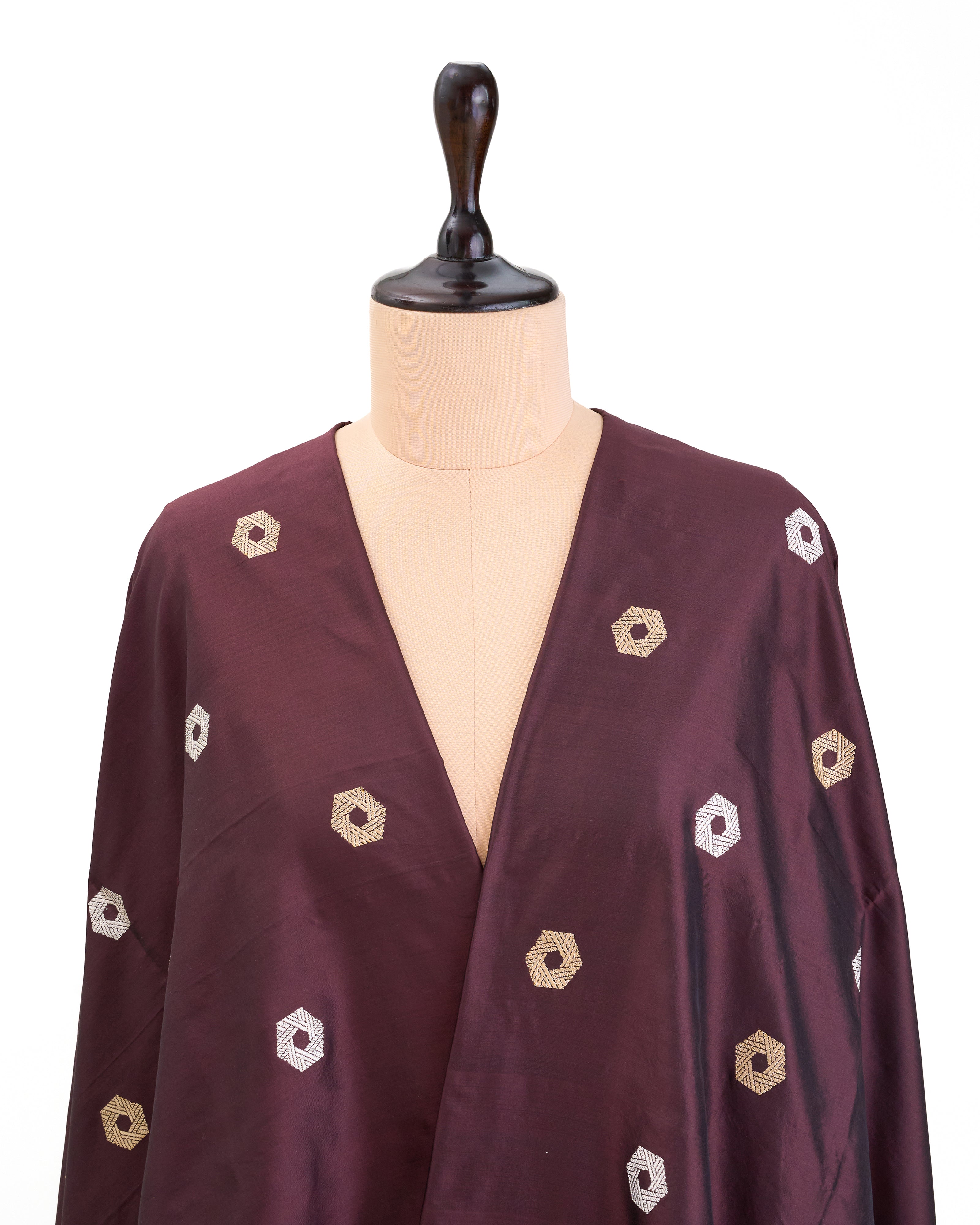 Deepta Banarasi Kadwa Silk Suit Fabric