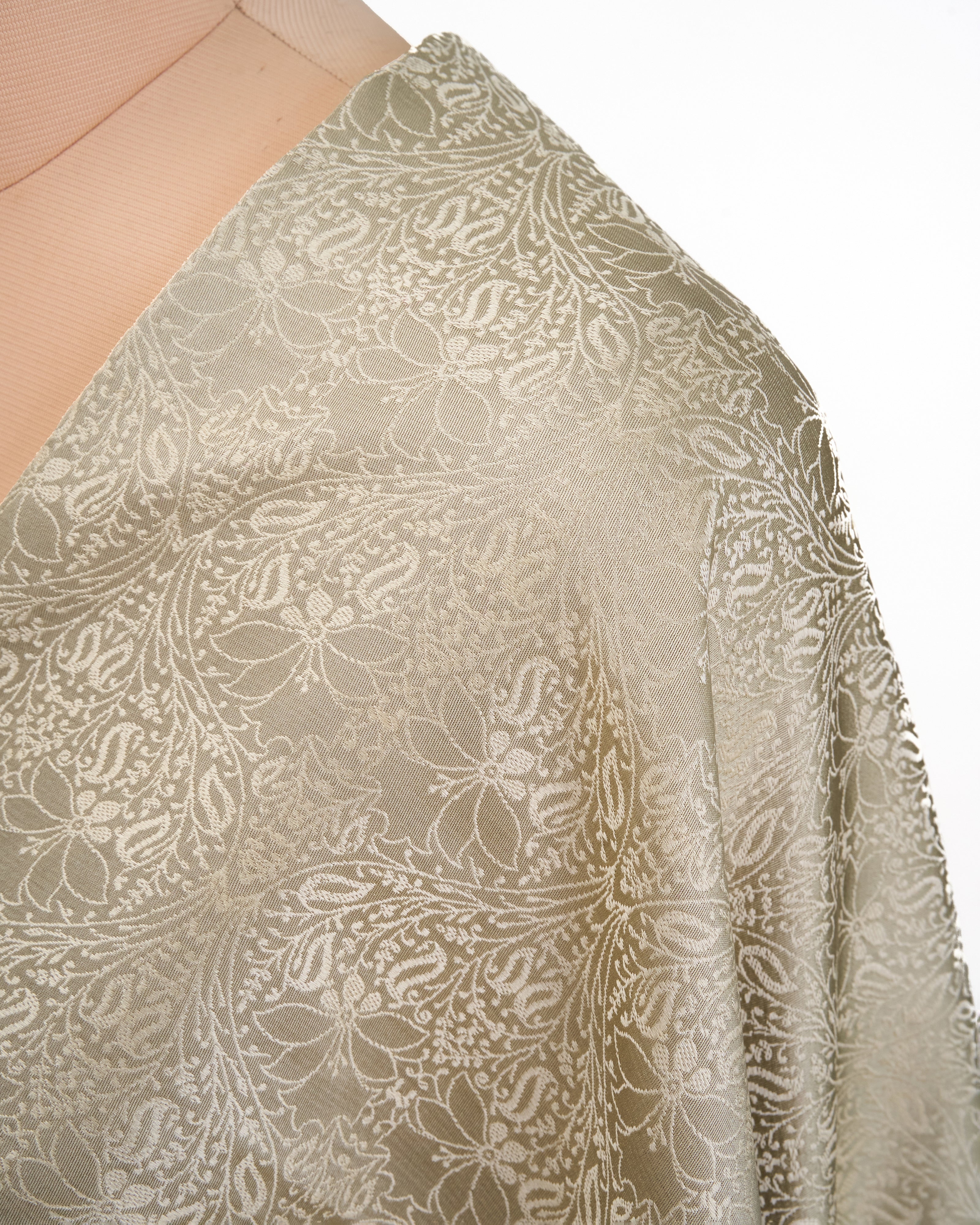 Izna Banarasi Tanchoi Silk Suit Fabric