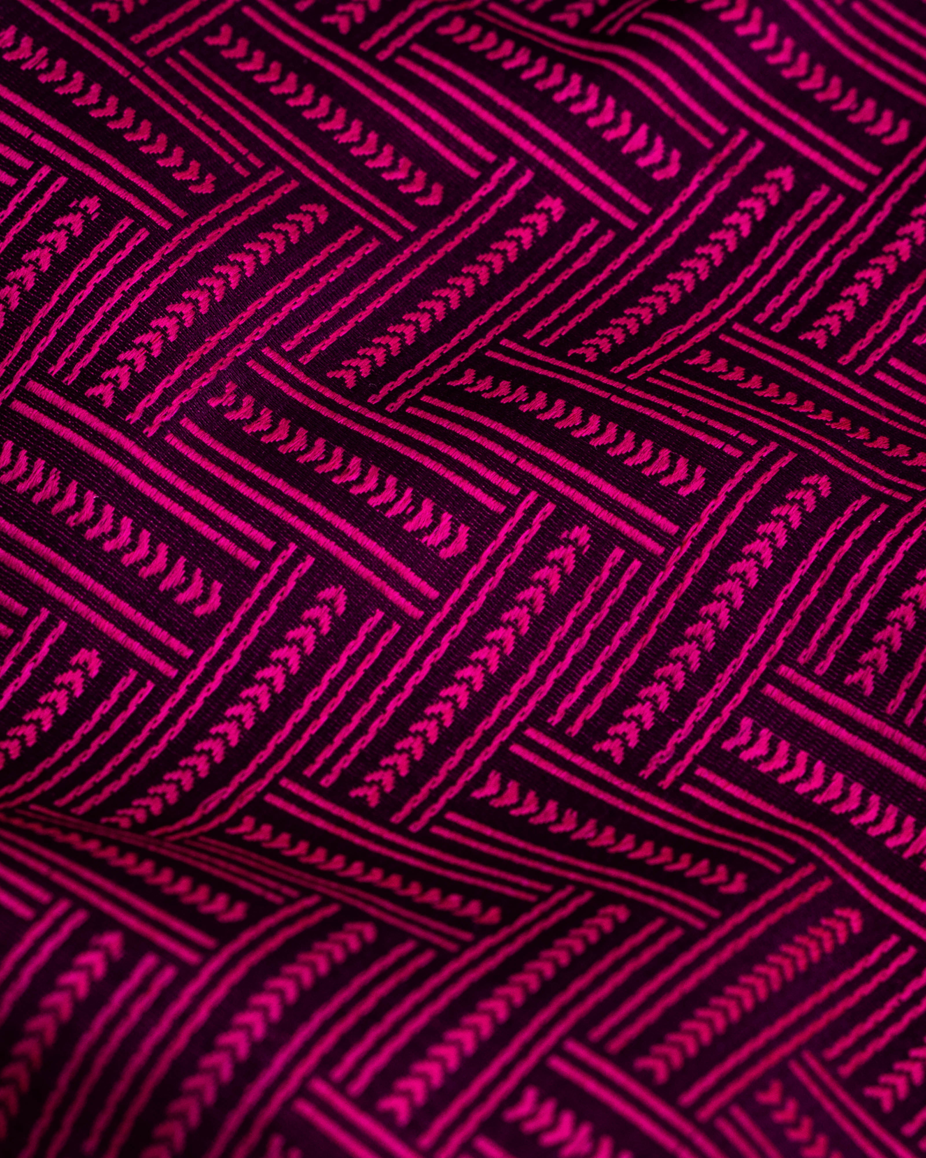 Kamora Banarasi Tanchoi Silk Suit Fabric