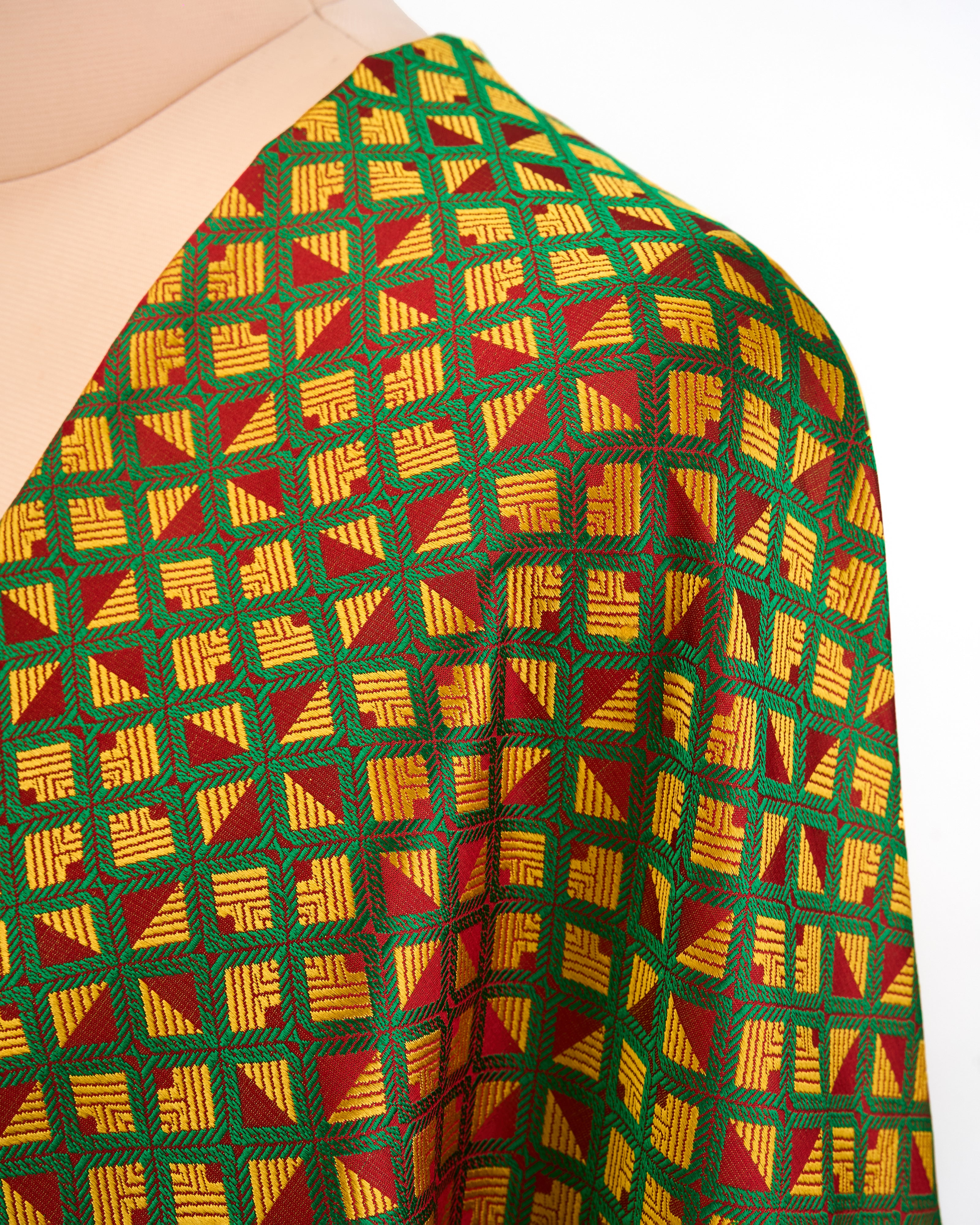 Parthiv Banarasi Tanchoi Silk Suit Fabric