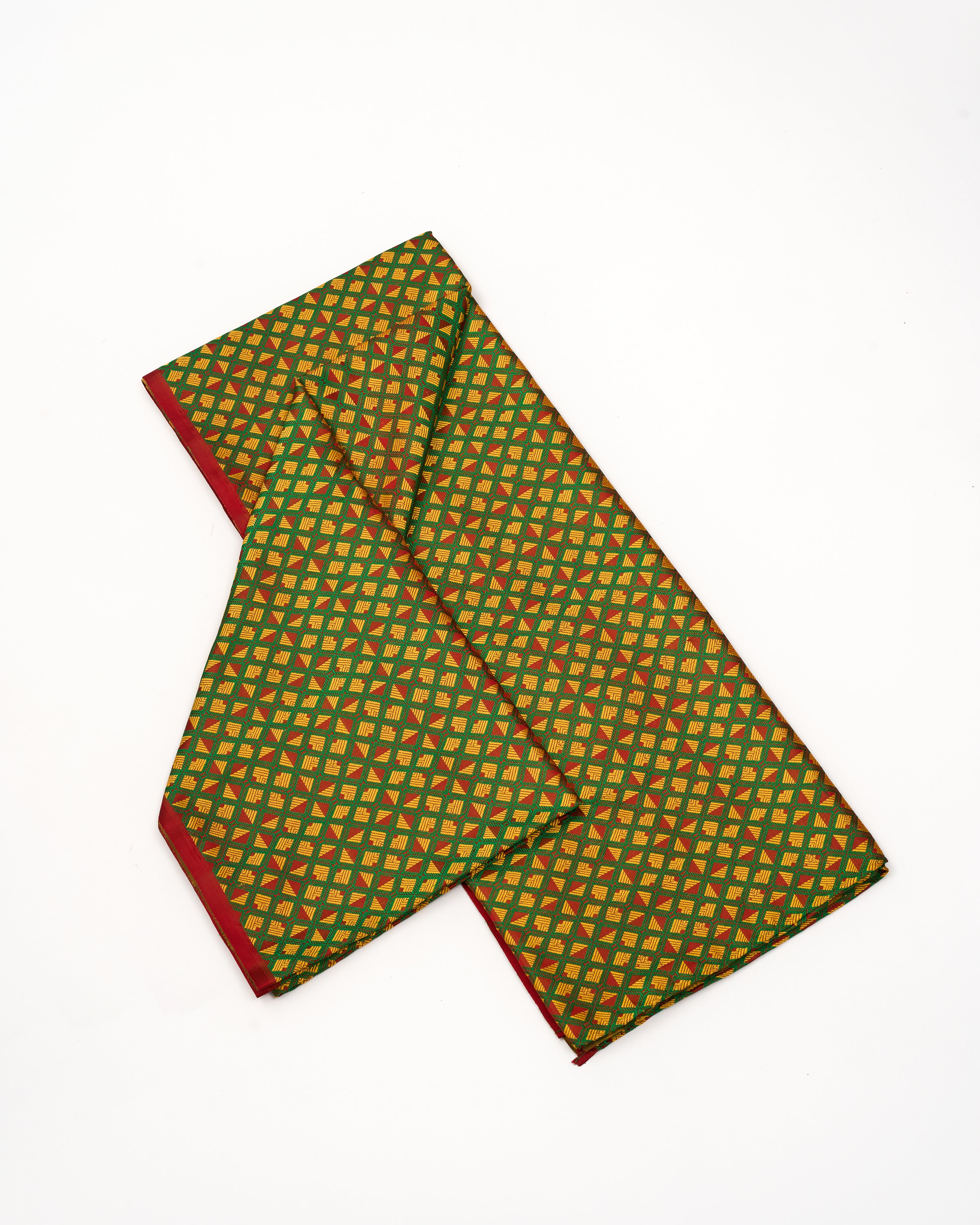 Parthiv Banarasi Tanchoi Silk Suit Fabric