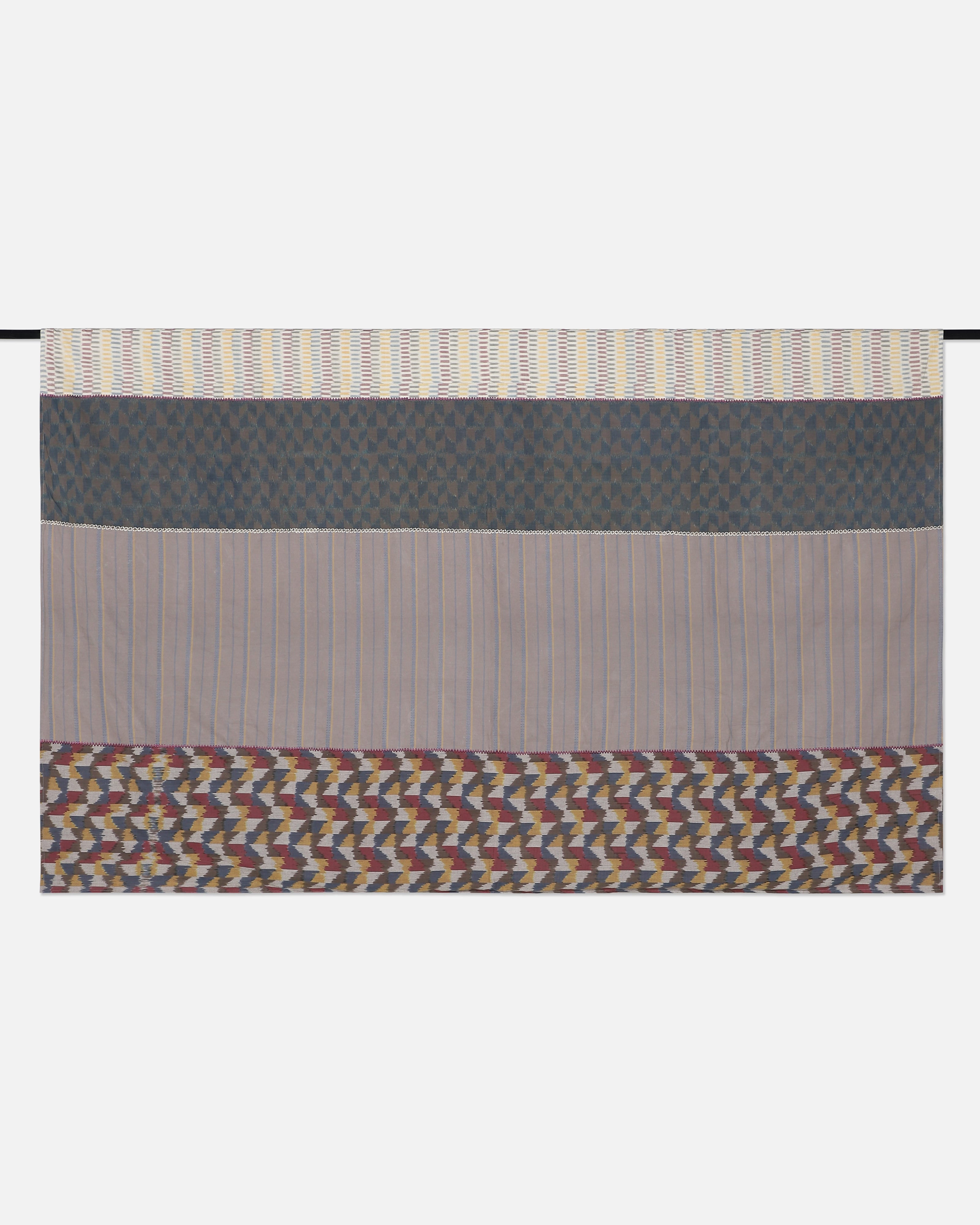 Marta Pochampally Warp Ikat Cotton Double Bed Cover