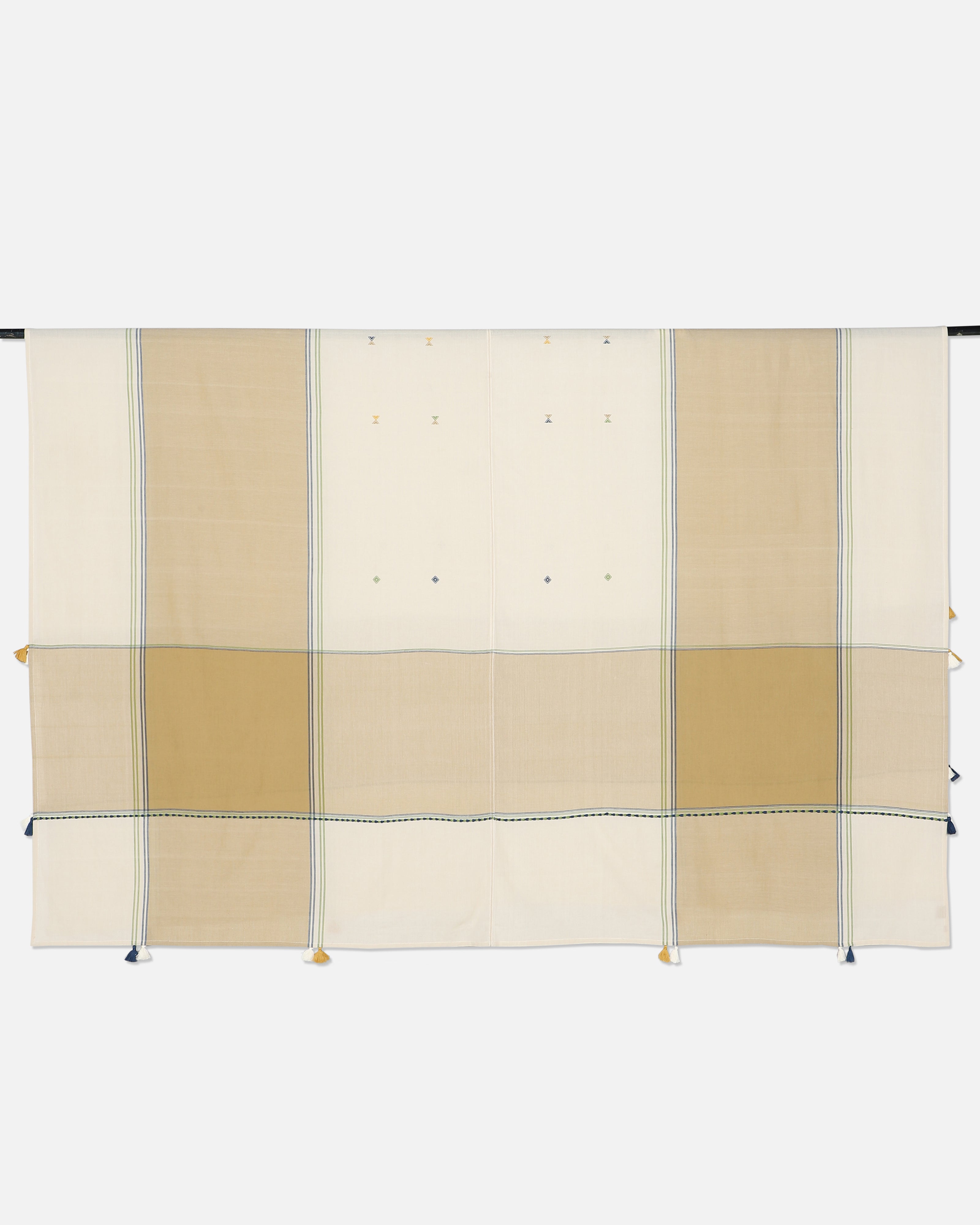 Villa Bhujodi Extra Weft Cotton Double Bed Cover