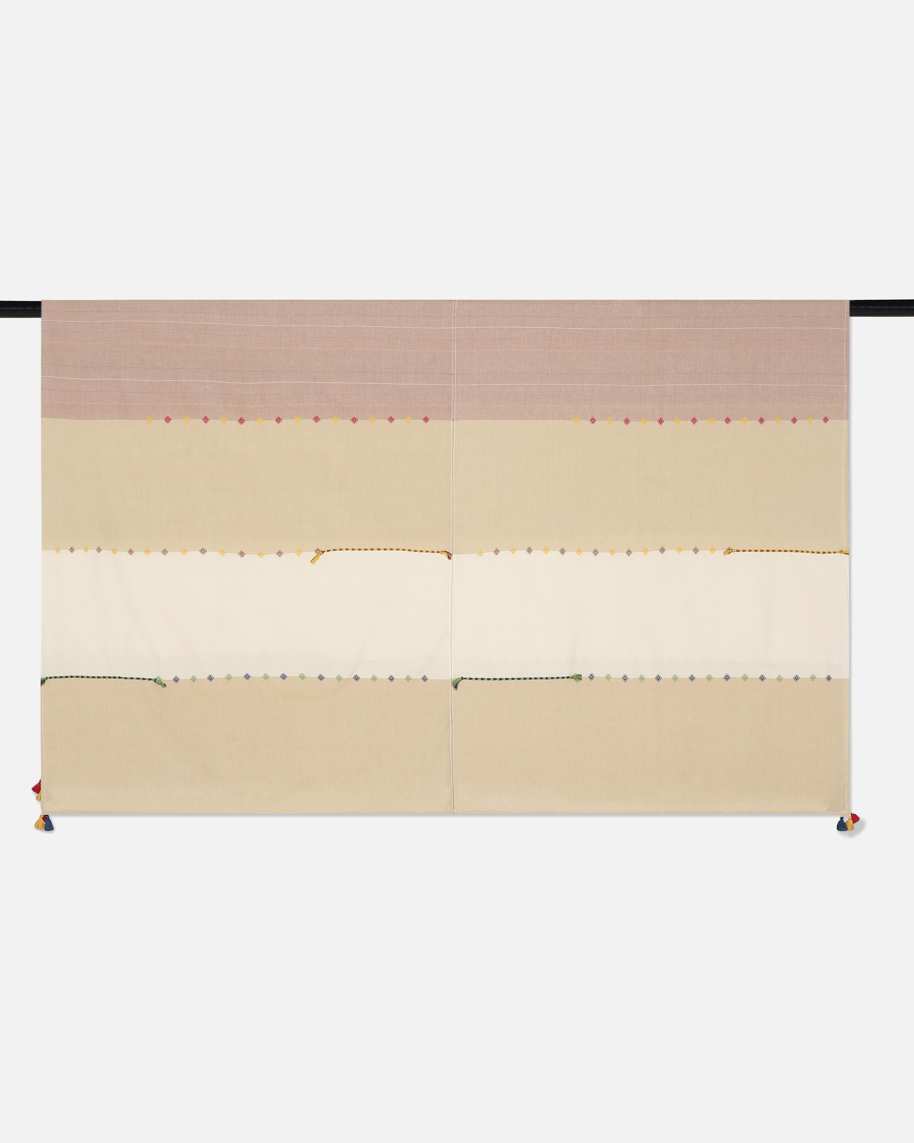 Diva Bhujodi Extra Weft Cotton Double Bed Cover