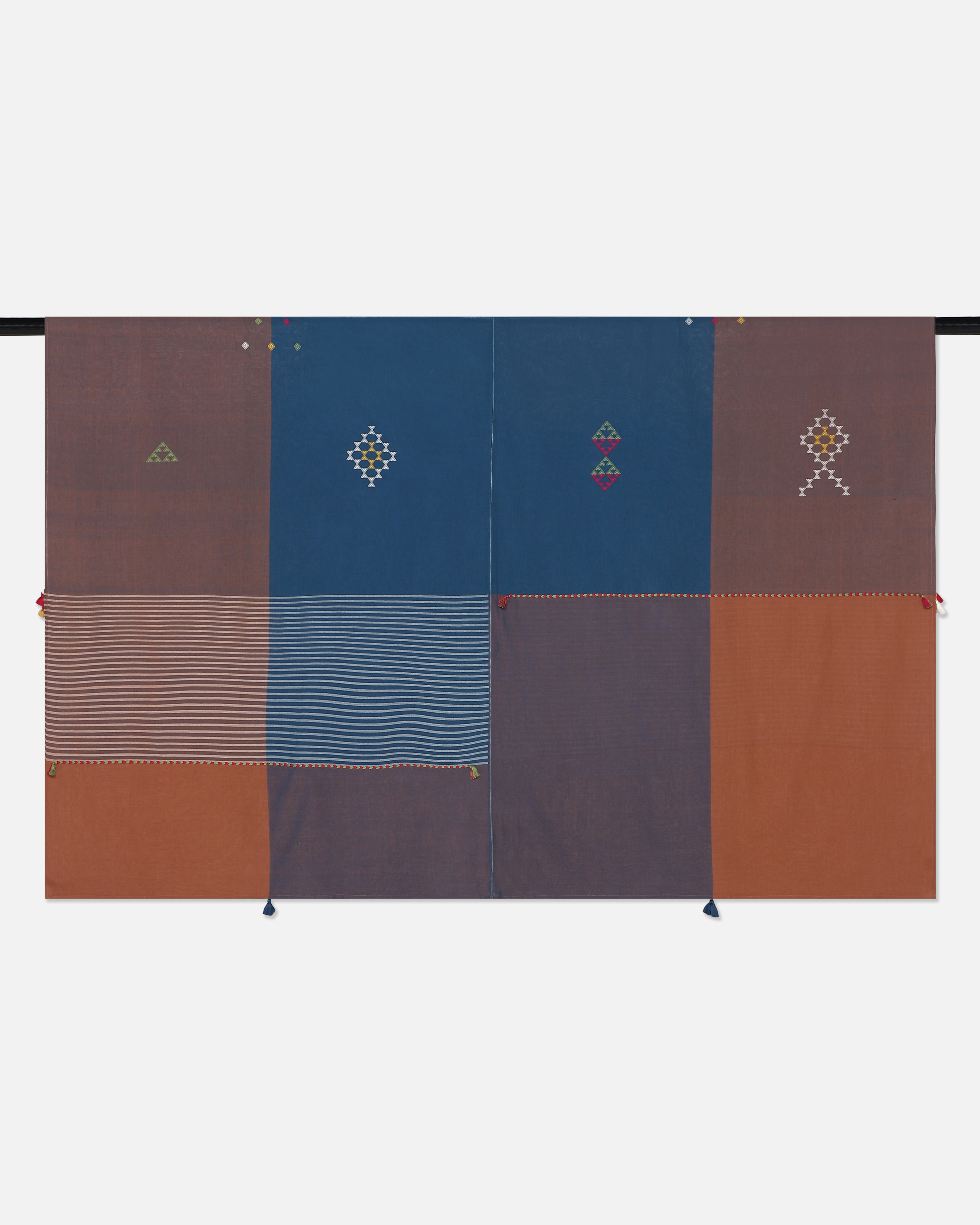 Magari Bhujodi Extra Weft Cotton Double Bed Cover