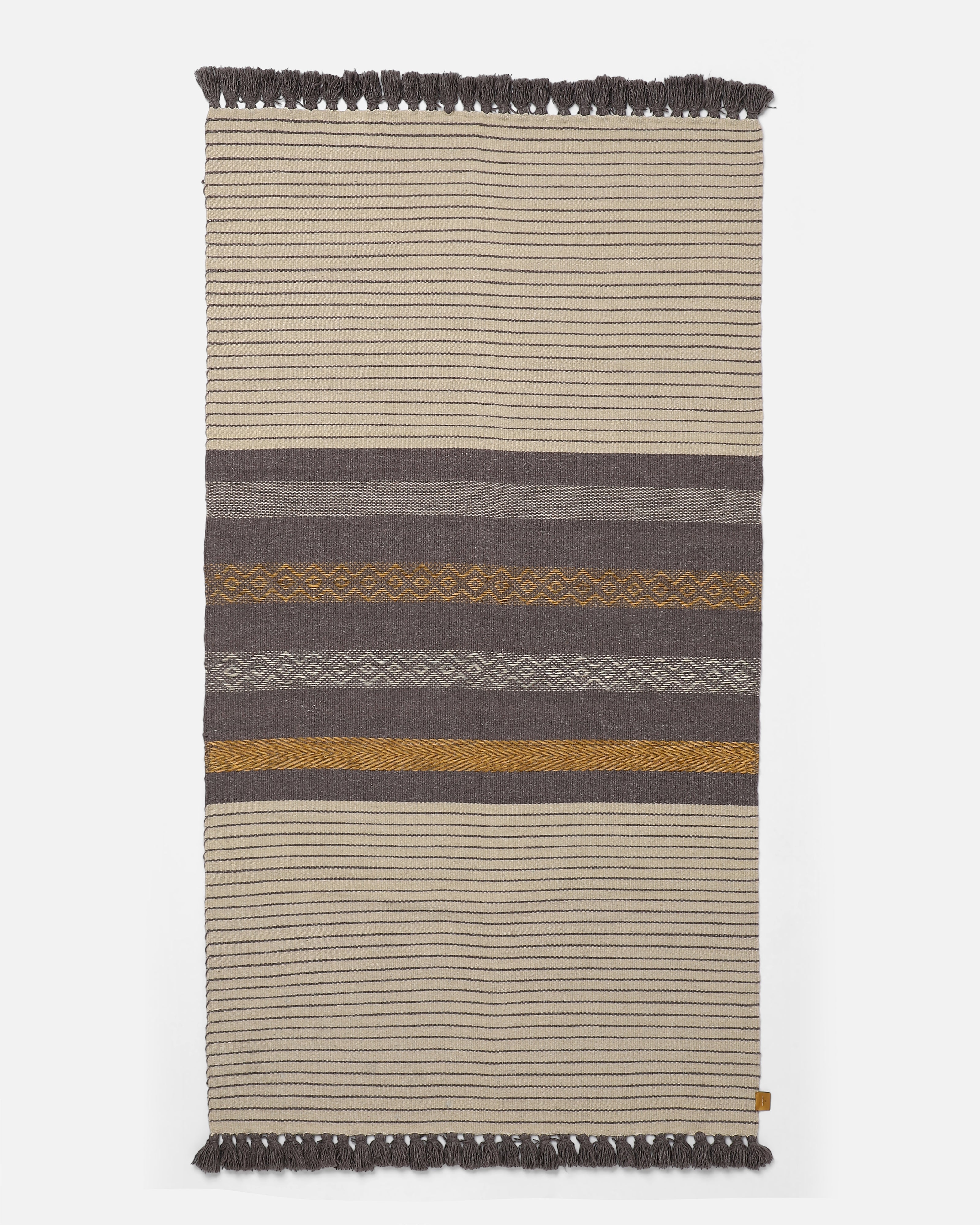 Chiara Bhujodi Extra Weft Cotton Wool Rug