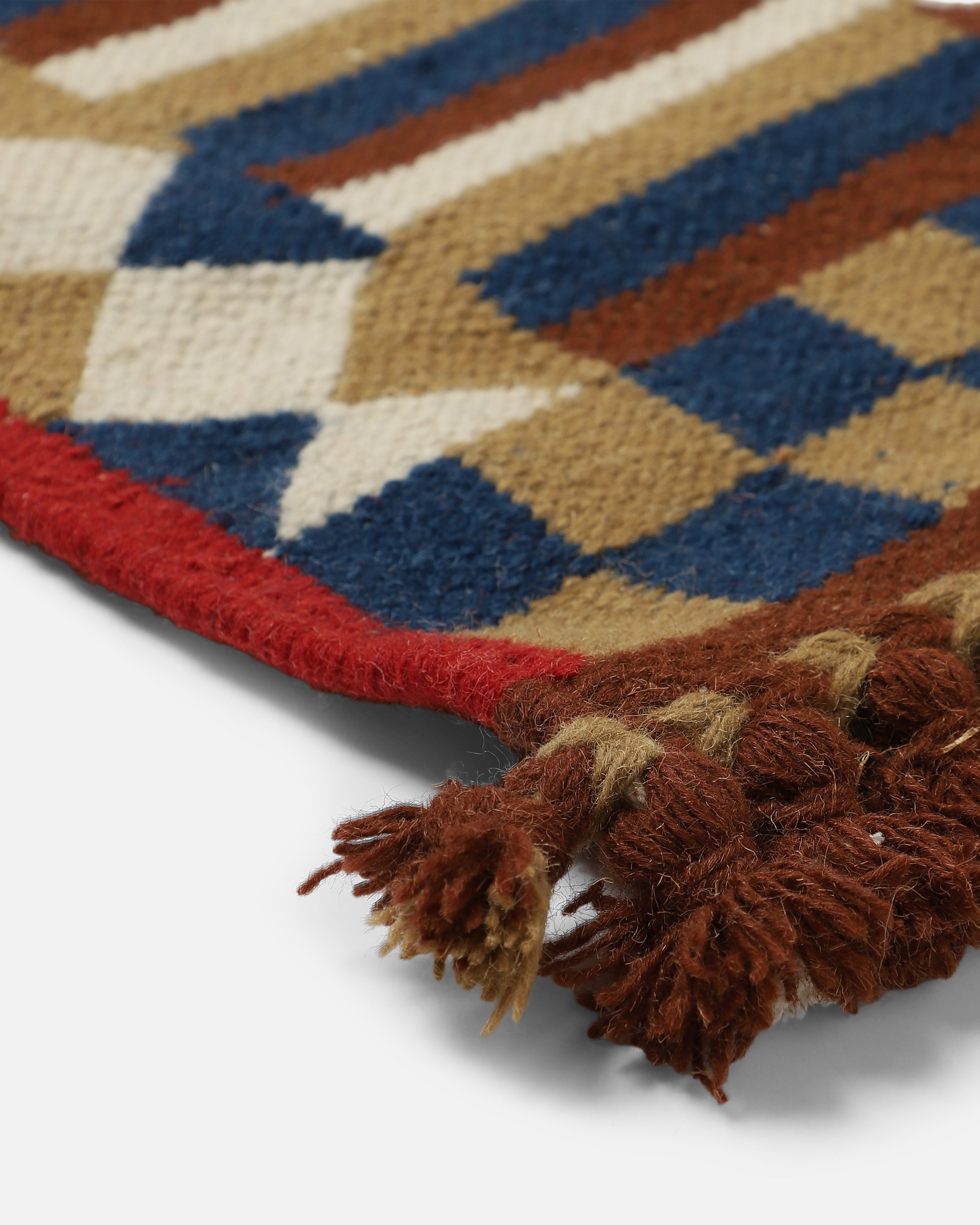 Bellina Bhujodi Extra Weft Cotton Wool Rug