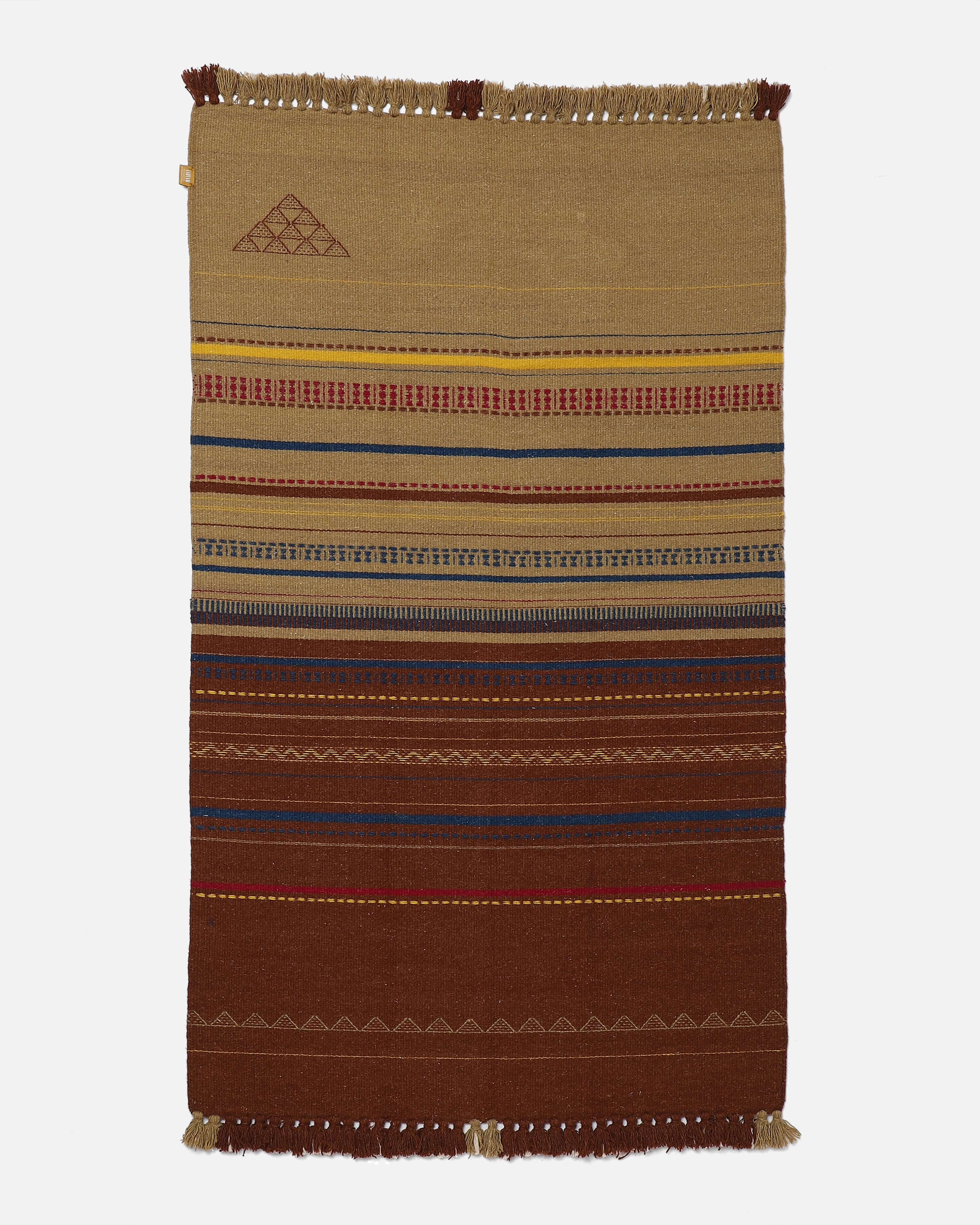 Lido Bhujodi Extra Weft Cotton Wool Rug