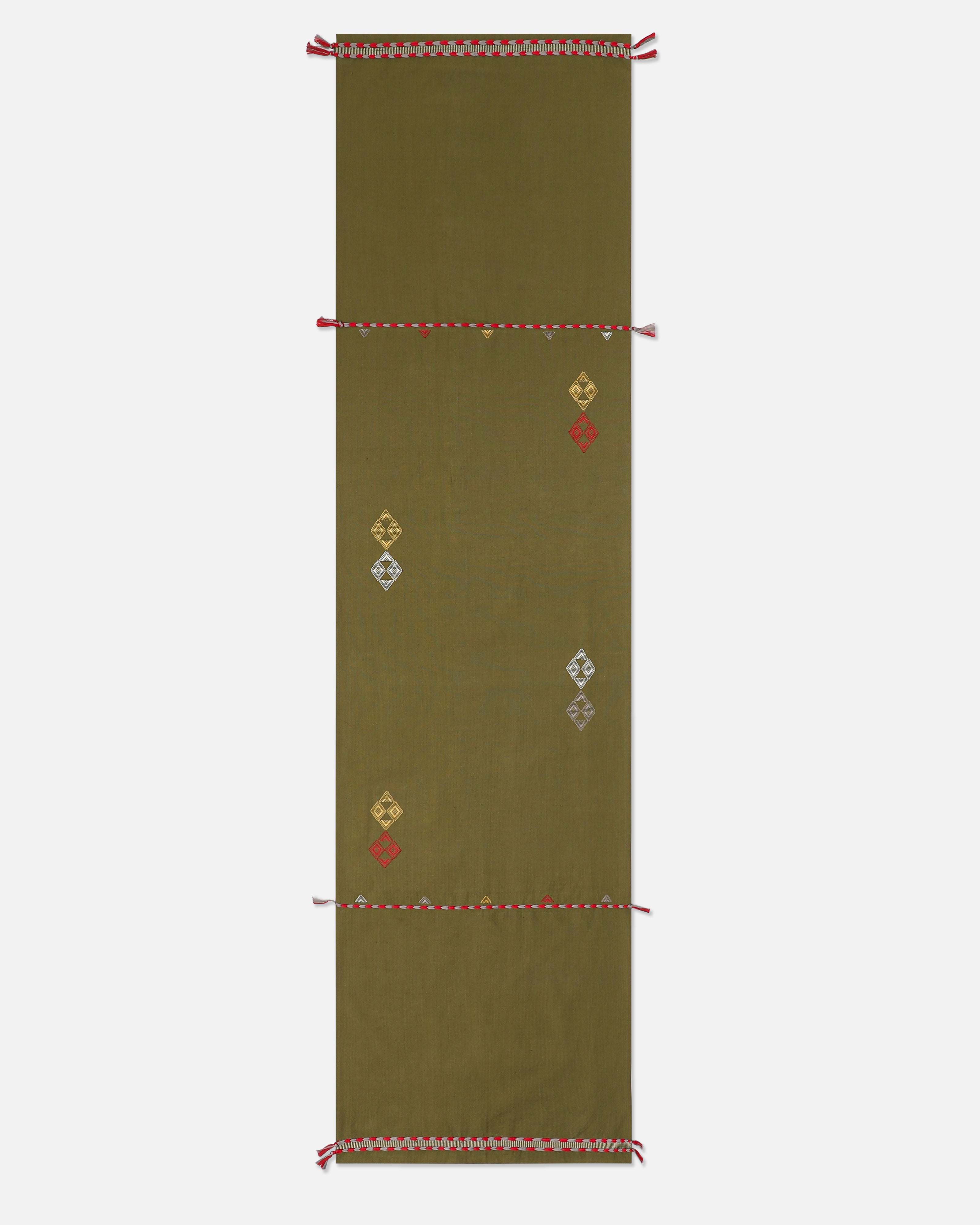 Puro Bhujodi Extra Weft Cotton Table Runner