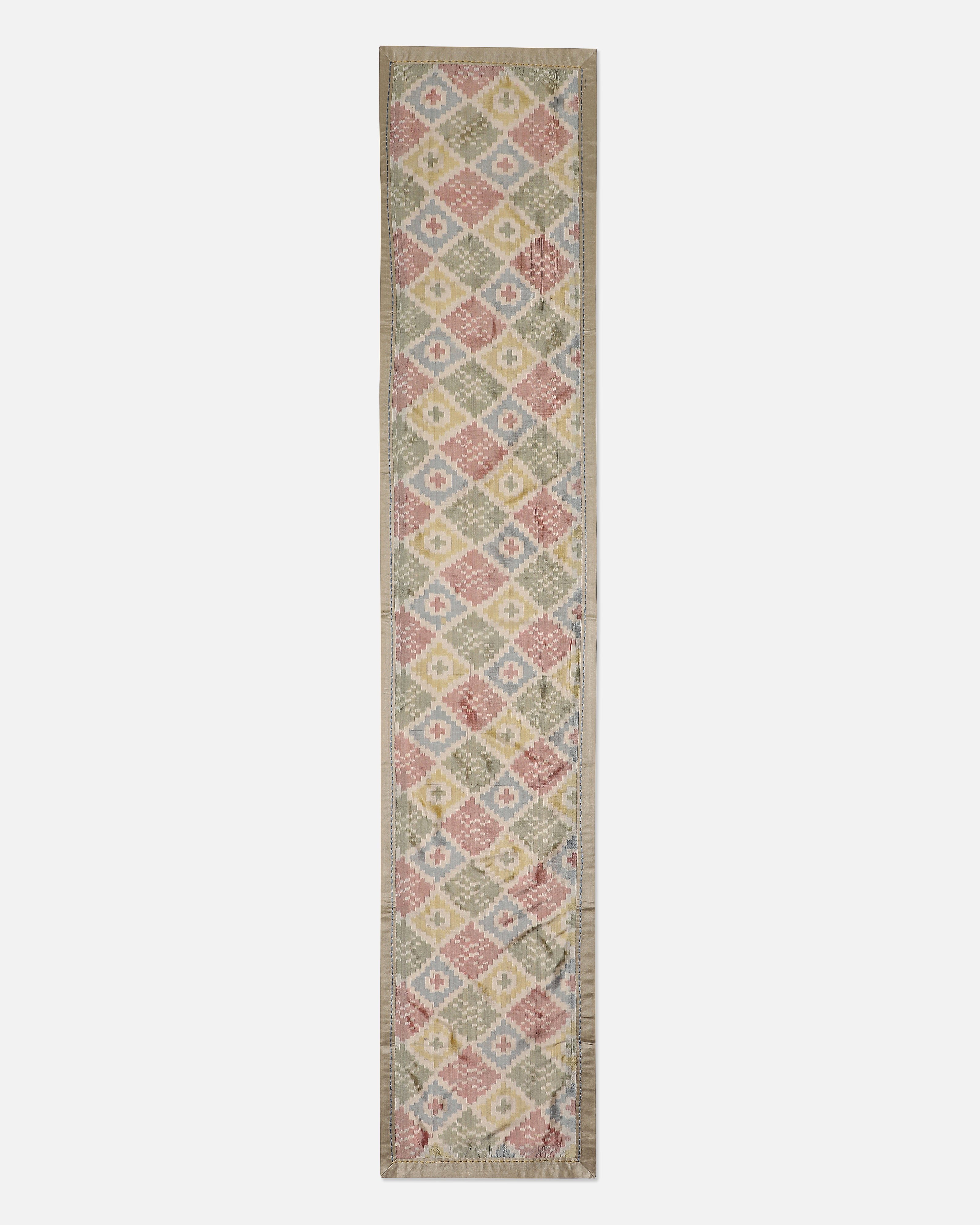 Alessa Pochampally Warp Ikat Silk Table Runner