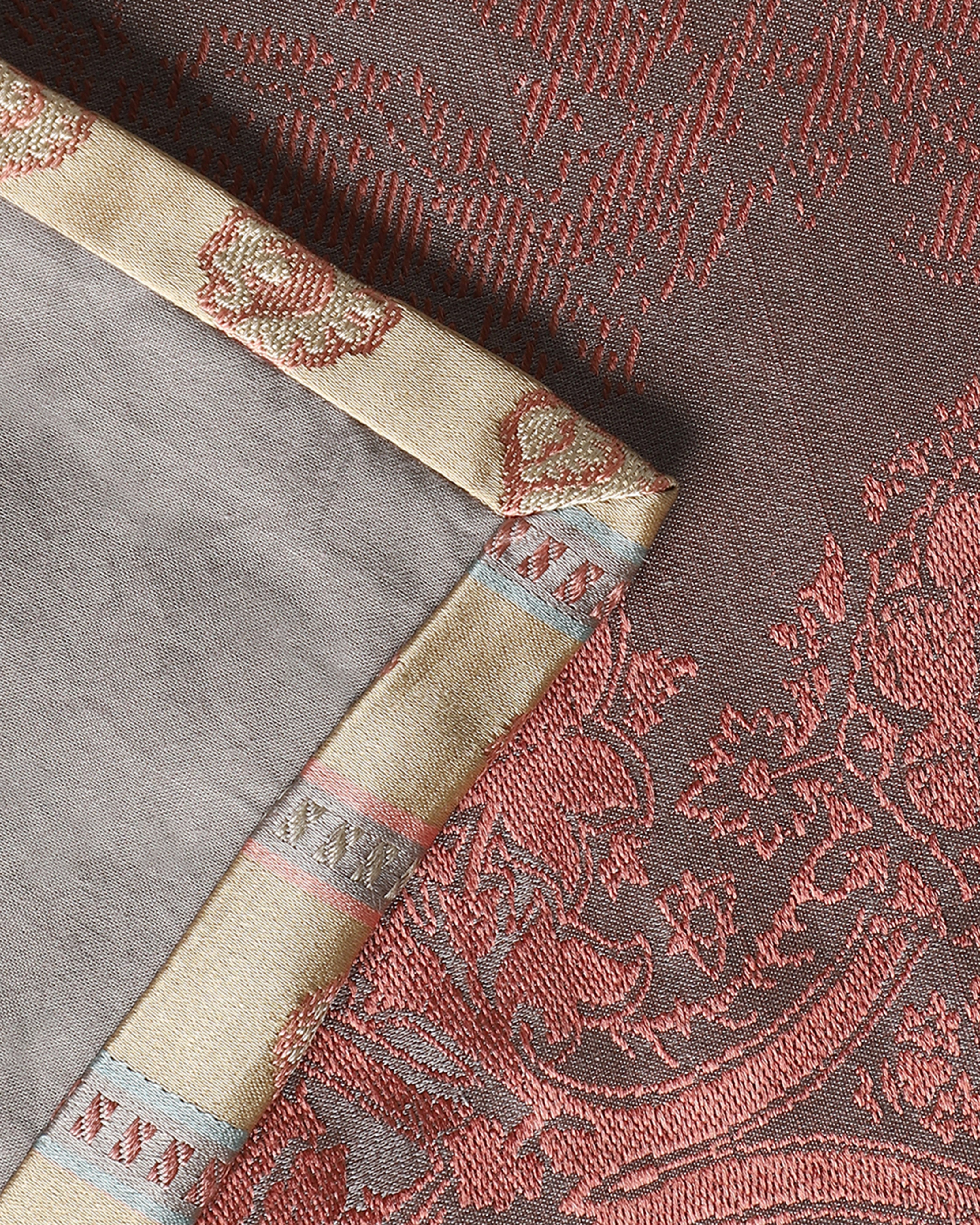 Syracuse Banarasi Tanchoi Silk Table Runner