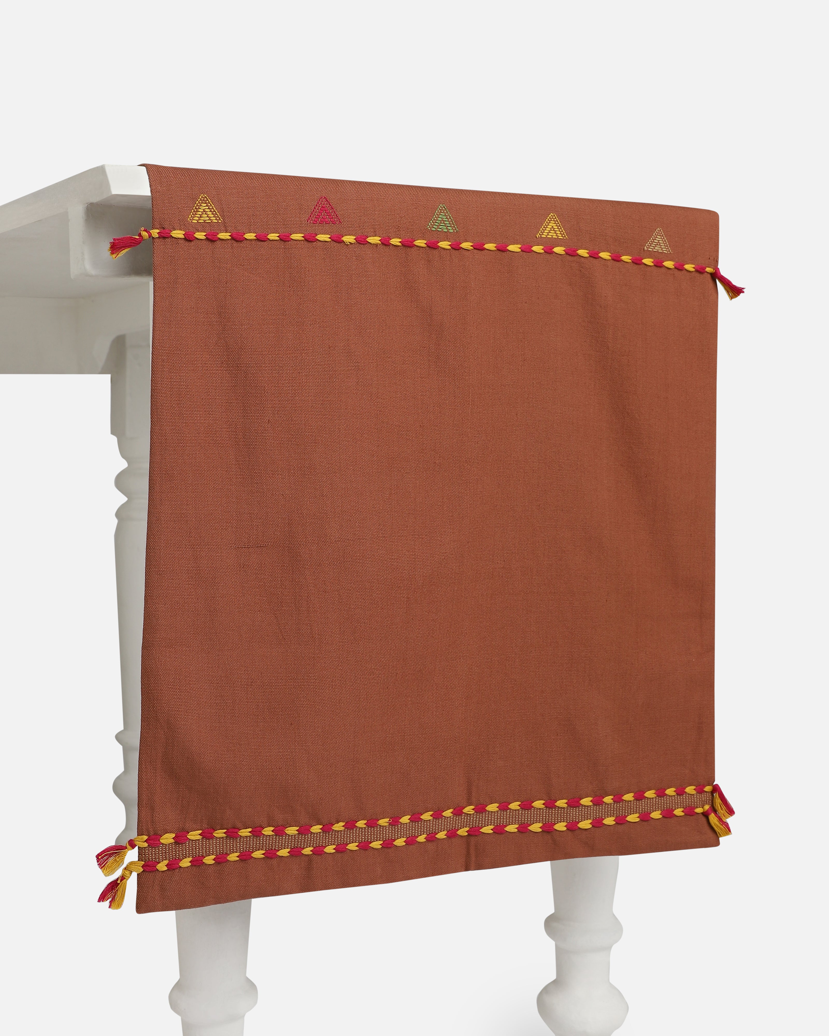 Puro Bhujodi Extra Weft Cotton Table Runner