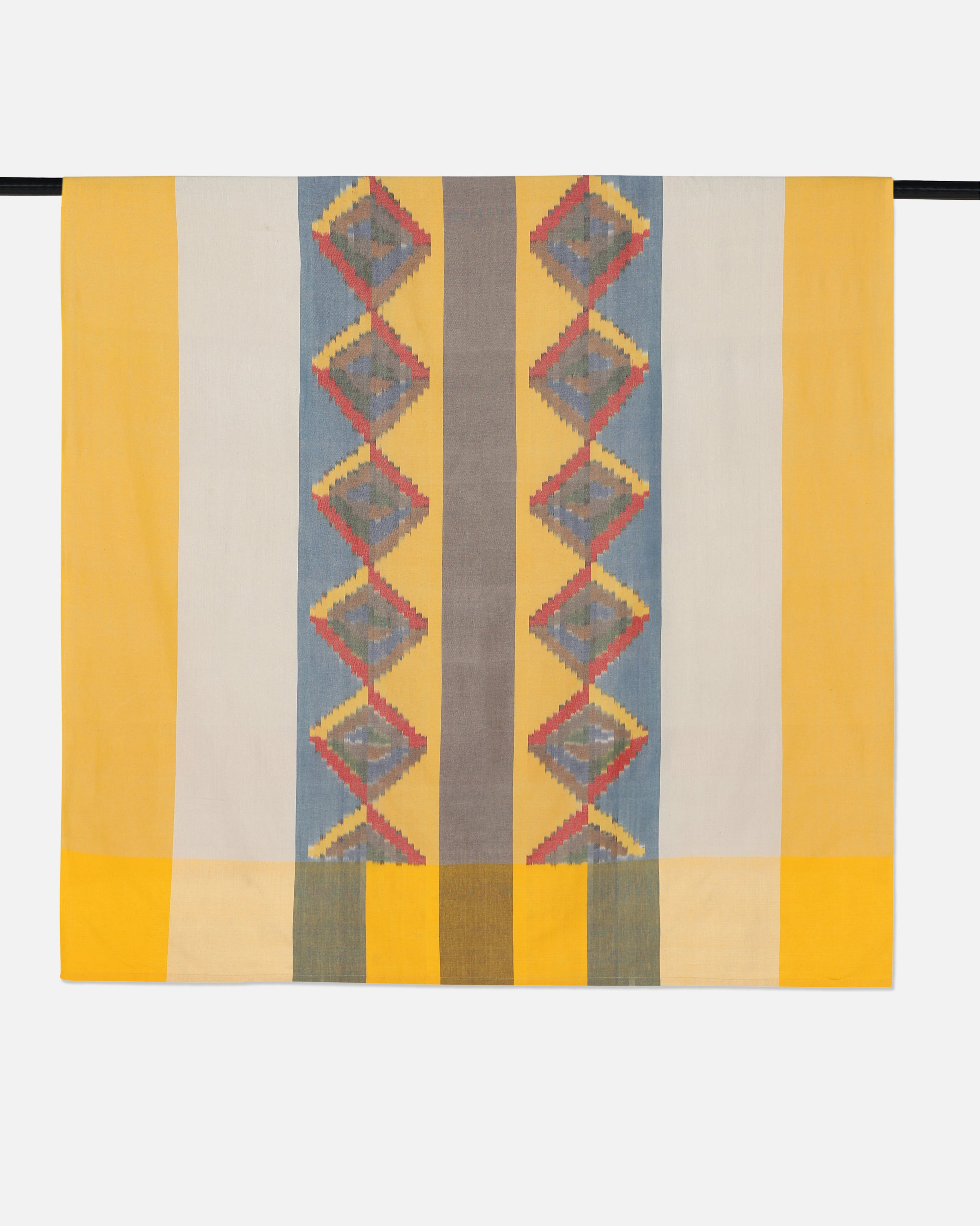 Carlotta Pochampally Warp Ikat Cotton Table Cover