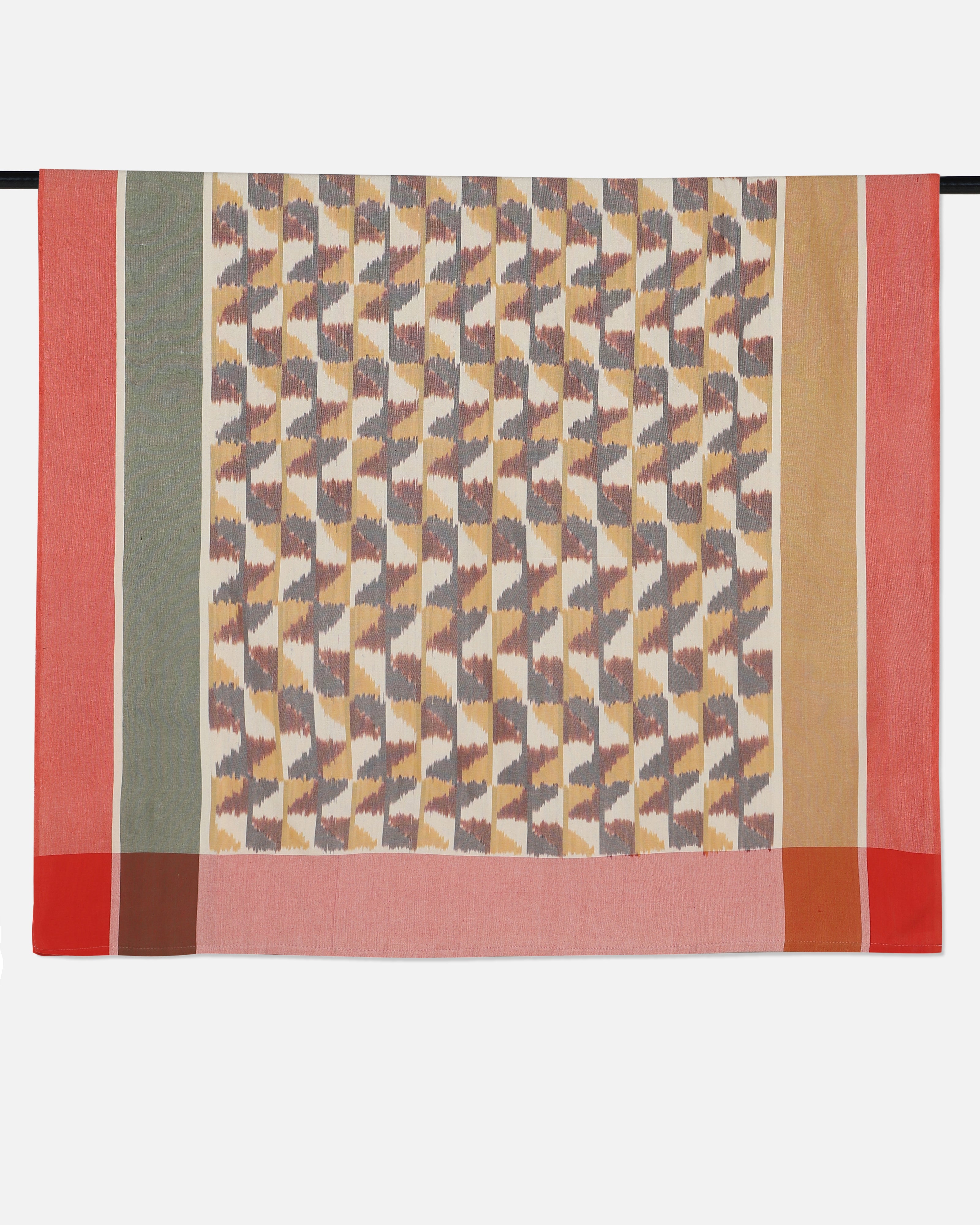 Ginerva Pochampally Warp Ikat Cotton Table Cover