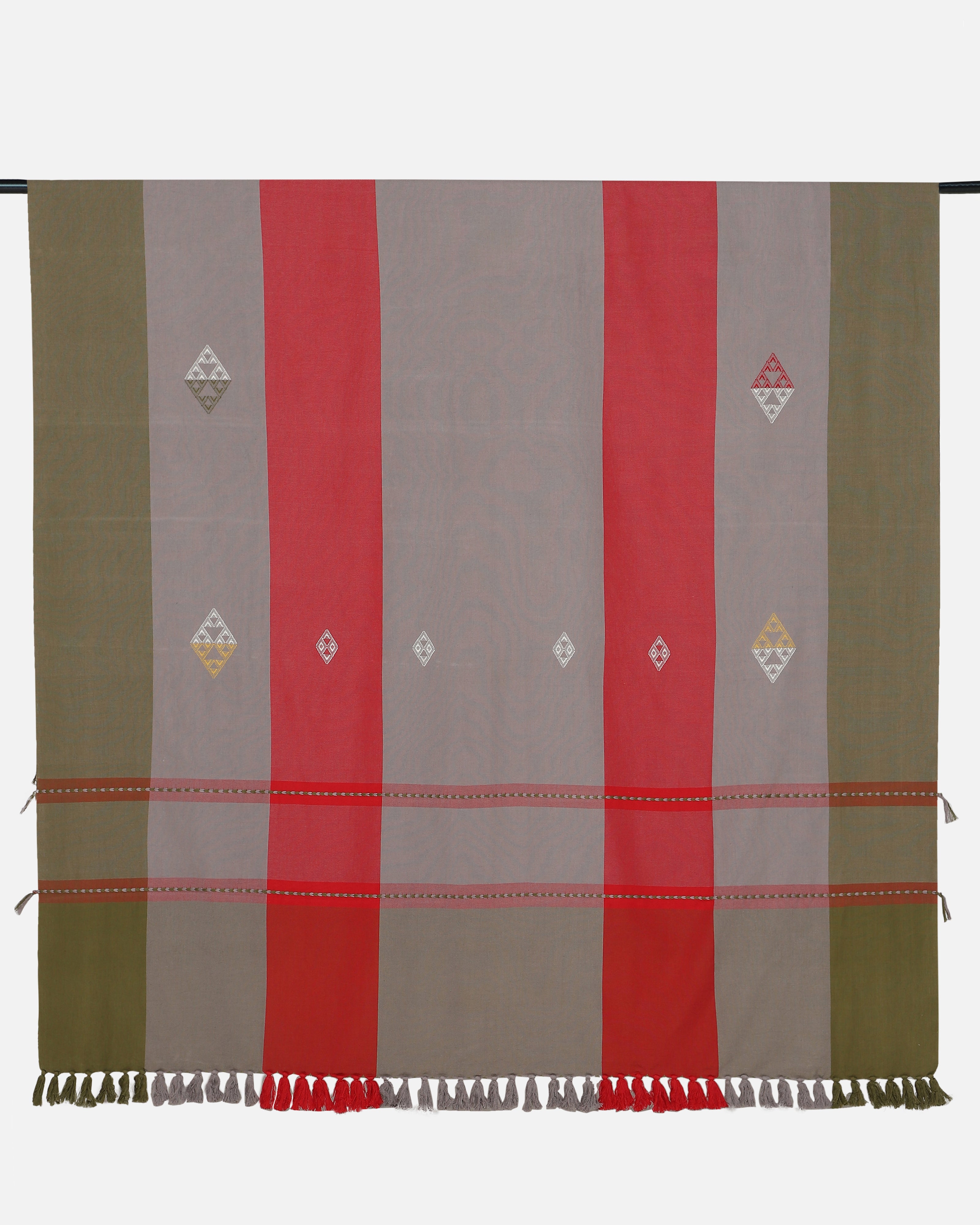 Alto Bhujodi Extra Weft Cotton Table Cover