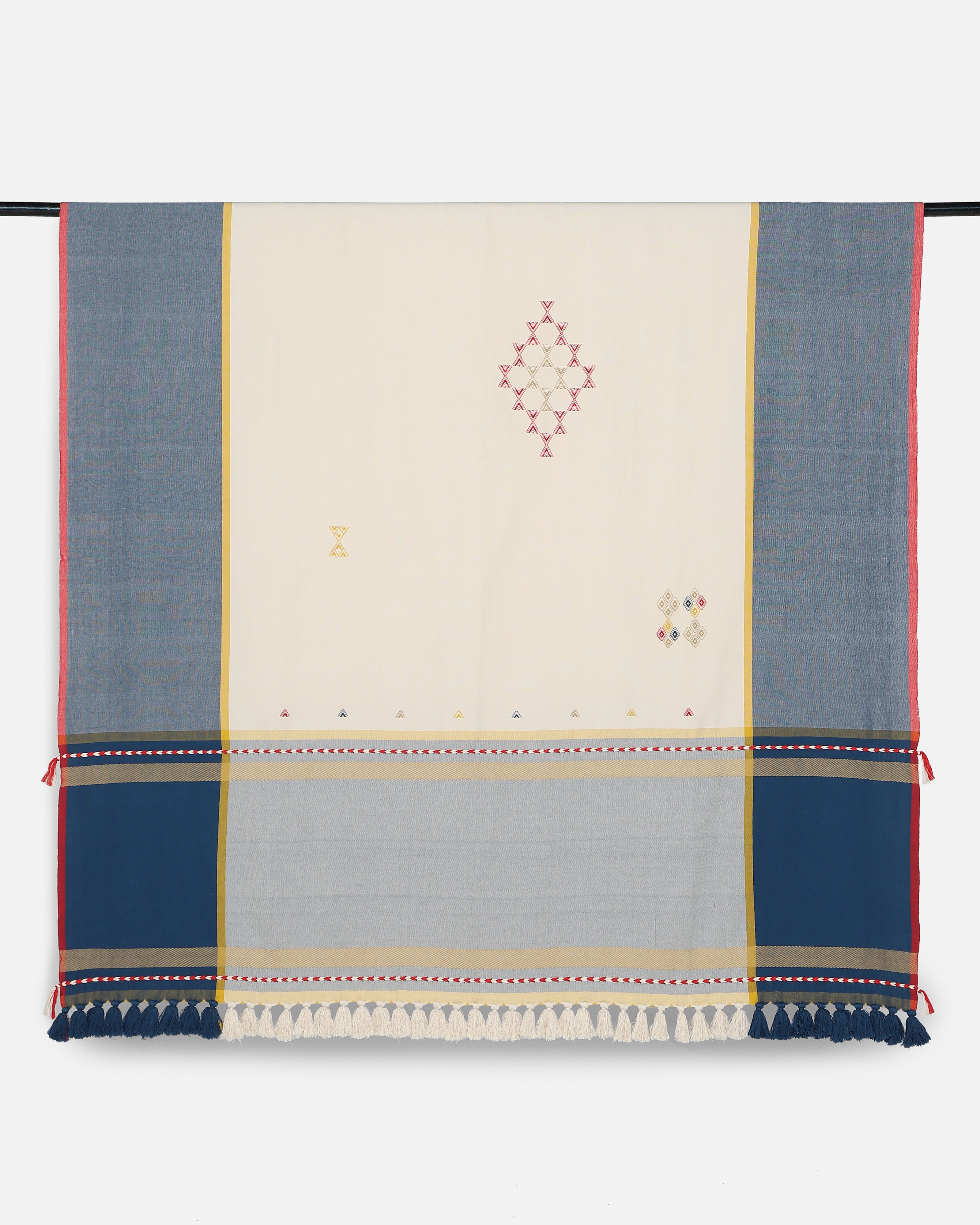 Amore Bhujodi Extra Weft Cotton Table Cover