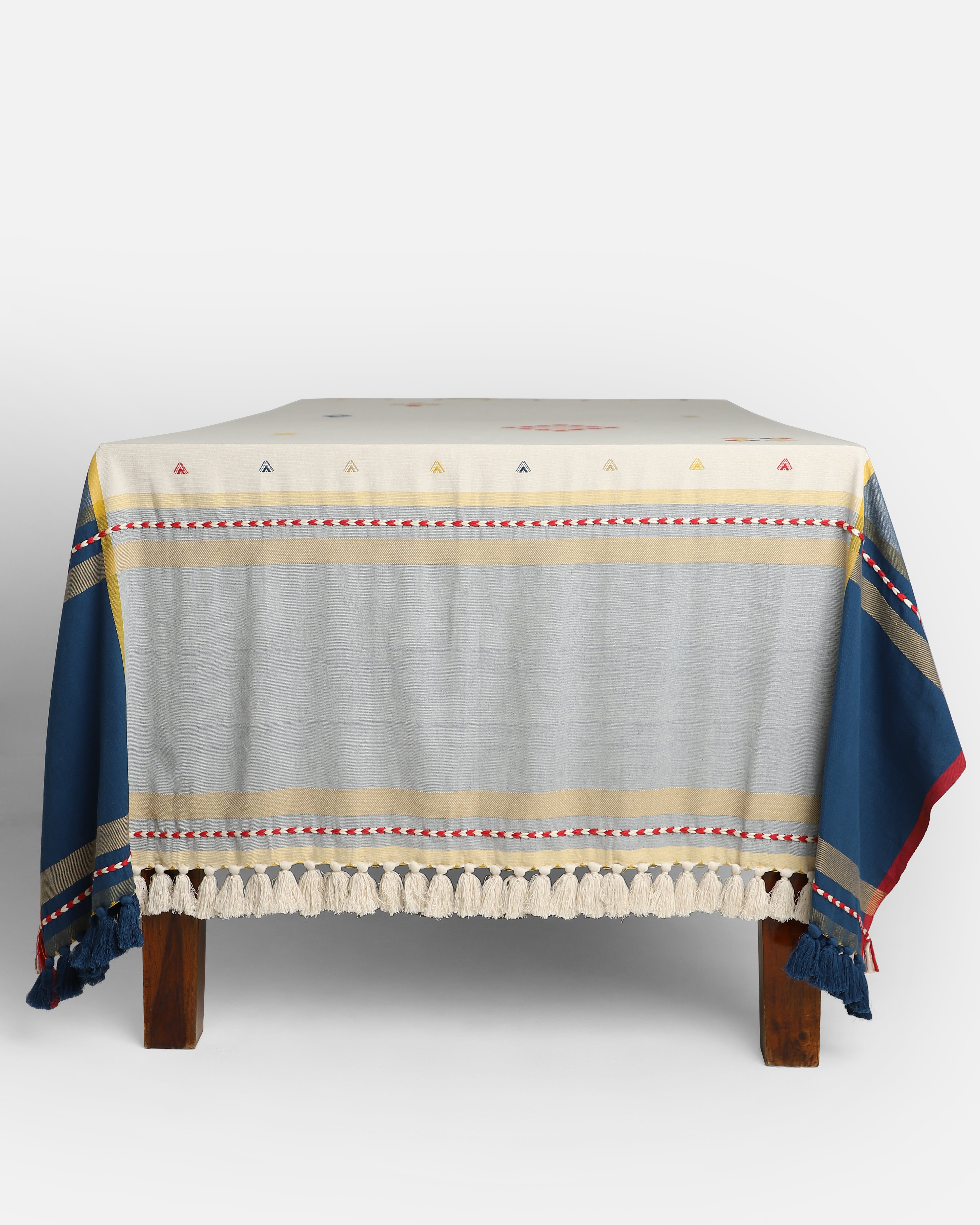 Amore Bhujodi Extra Weft Cotton Table Cover