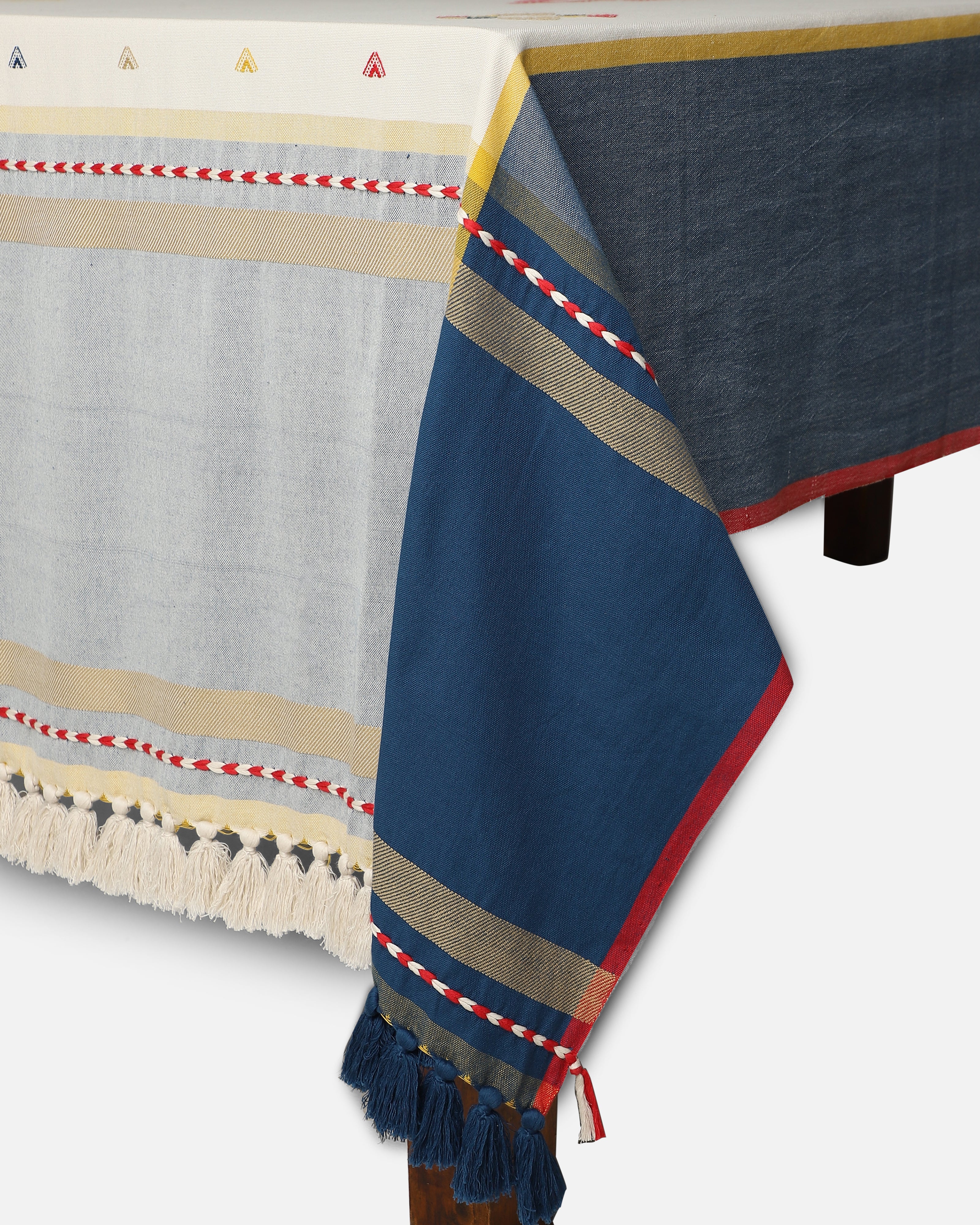 Amore Bhujodi Extra Weft Cotton Table Cover