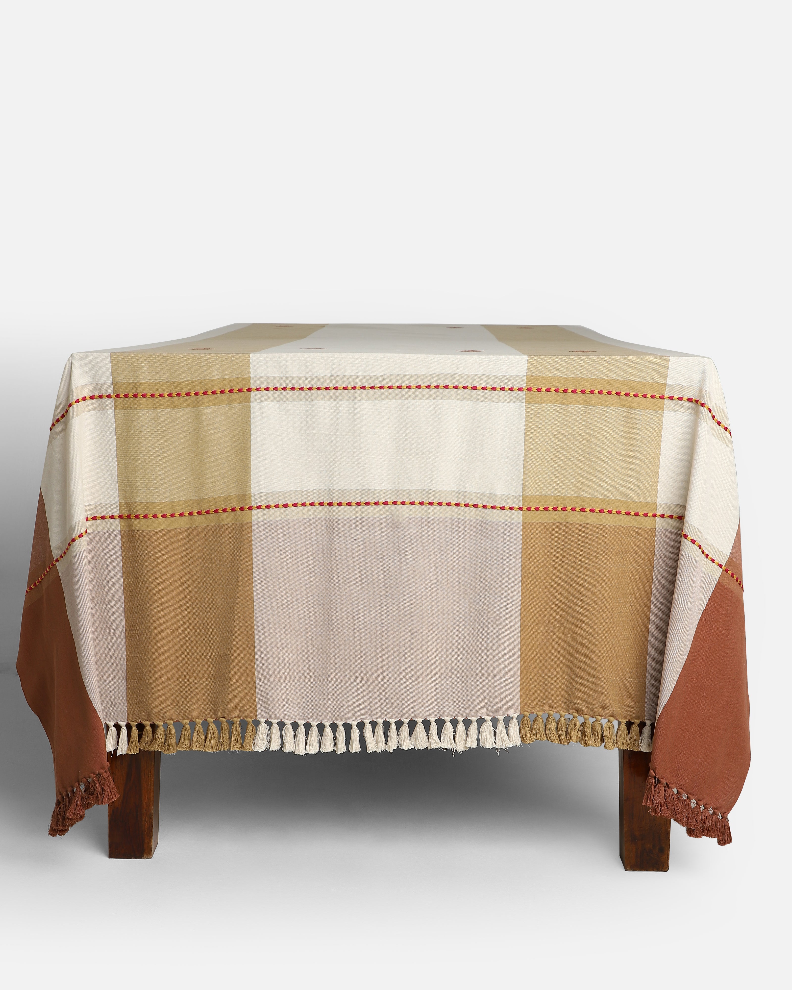 Alto Bhujodi Extra Weft Cotton Table Cover