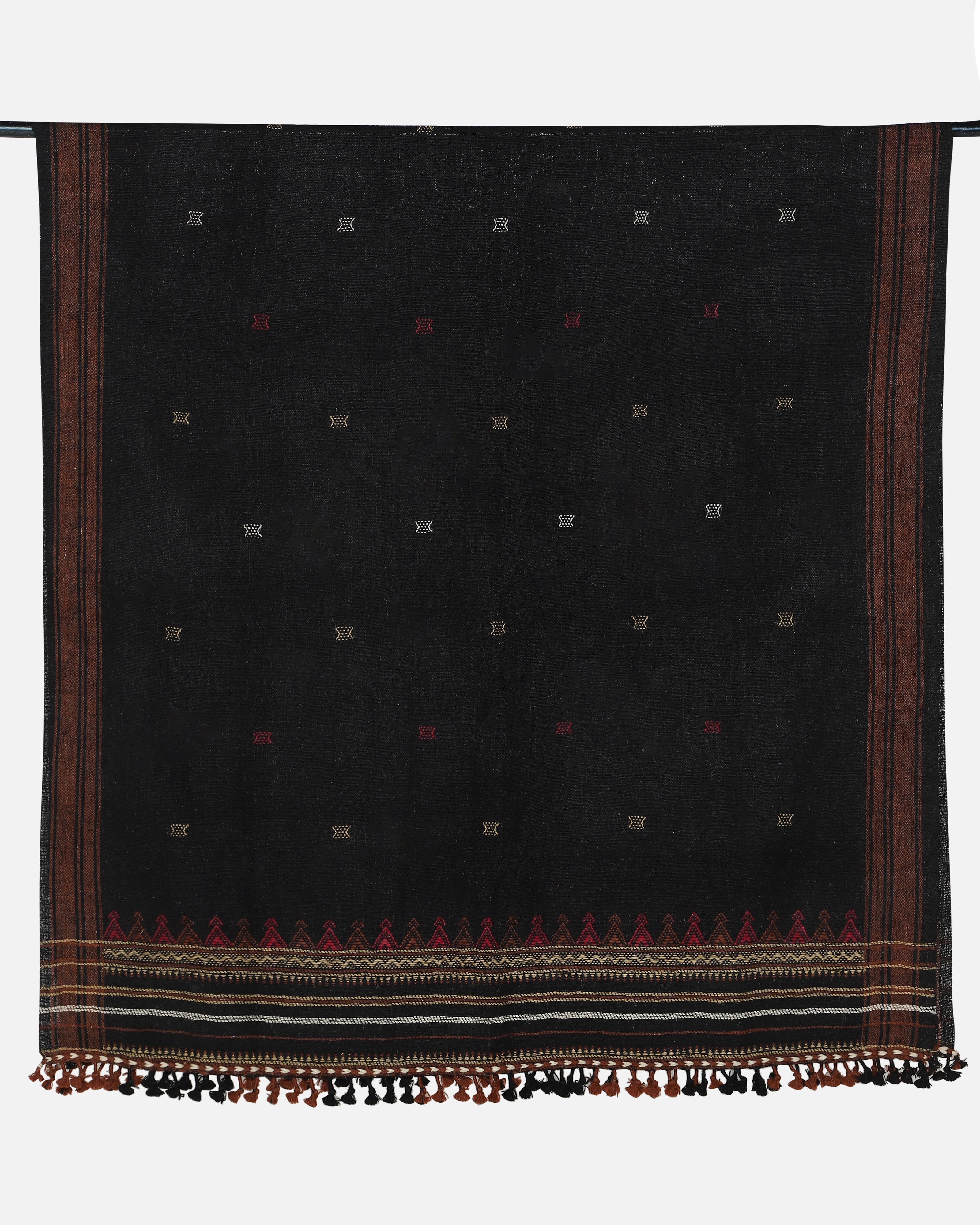Pioggia Bhujodi Extra Weft Woolen Throw