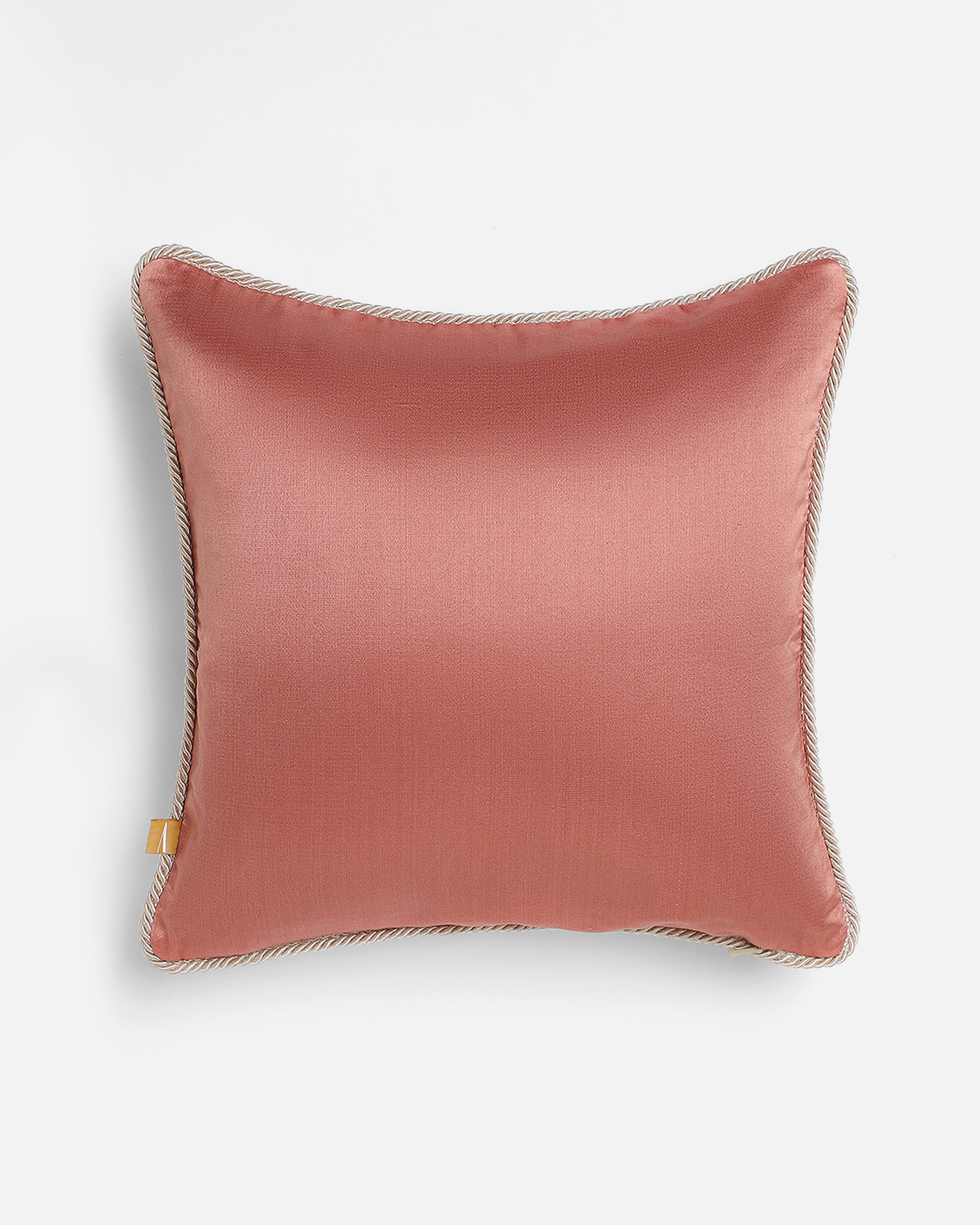 Triest Banarasi Satin Brocade Silk Viscose Cushion Cover