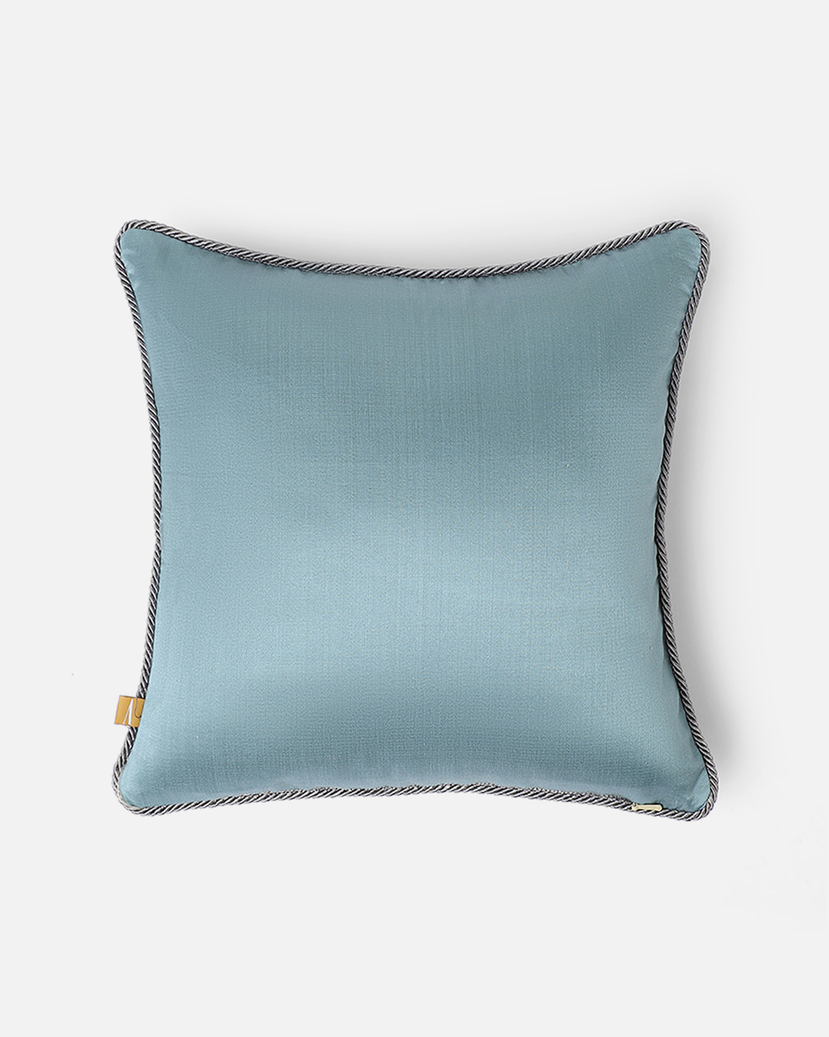 Triest Banarasi Satin Brocade Silk Viscose Cushion Cover