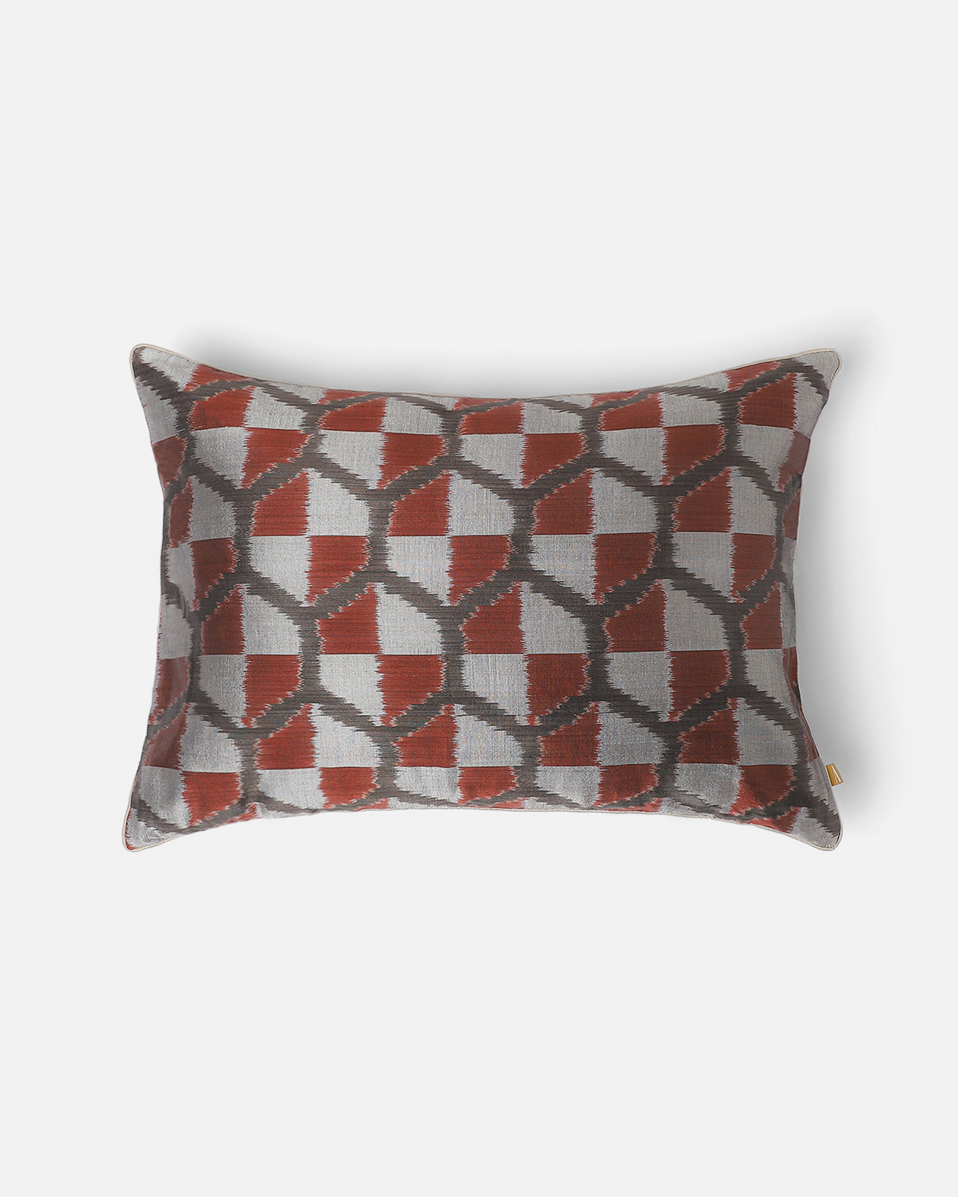 Isotta Pochampally Weft Ikat Cotton Silk Cushion Cover
