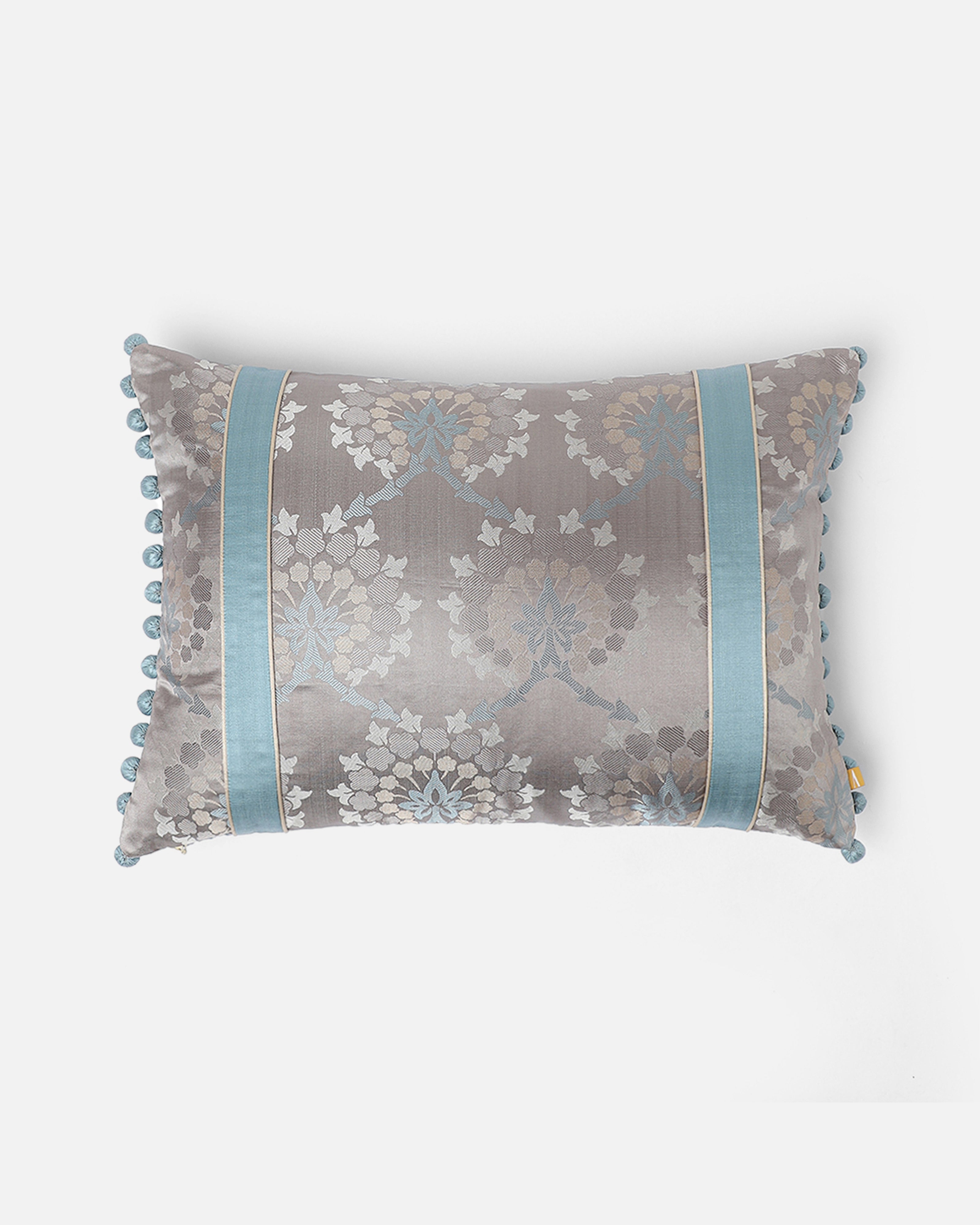 Ravenna Banarasi Tanchoi Silk Cushion Cover
