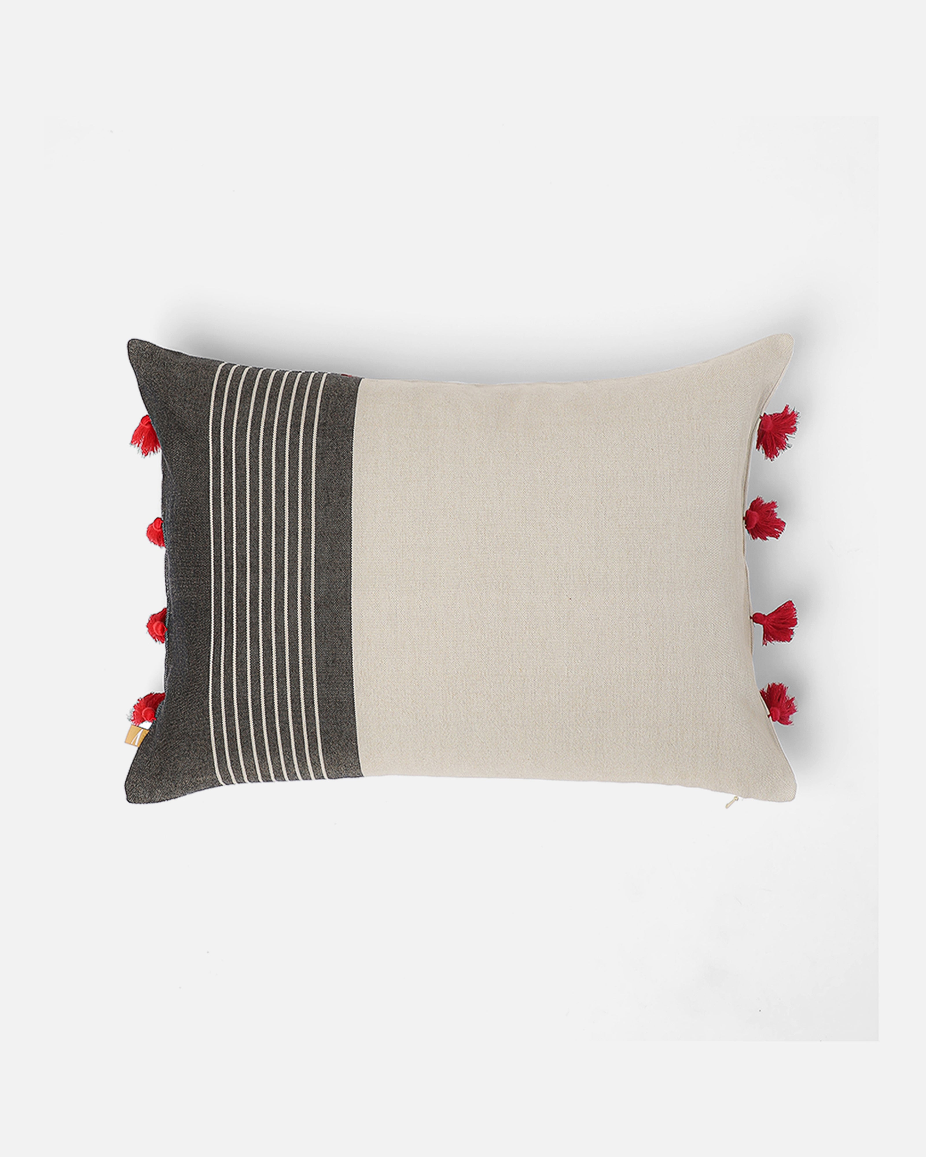 Diamante Bhujodi Tangalia Cotton Cushion Cover