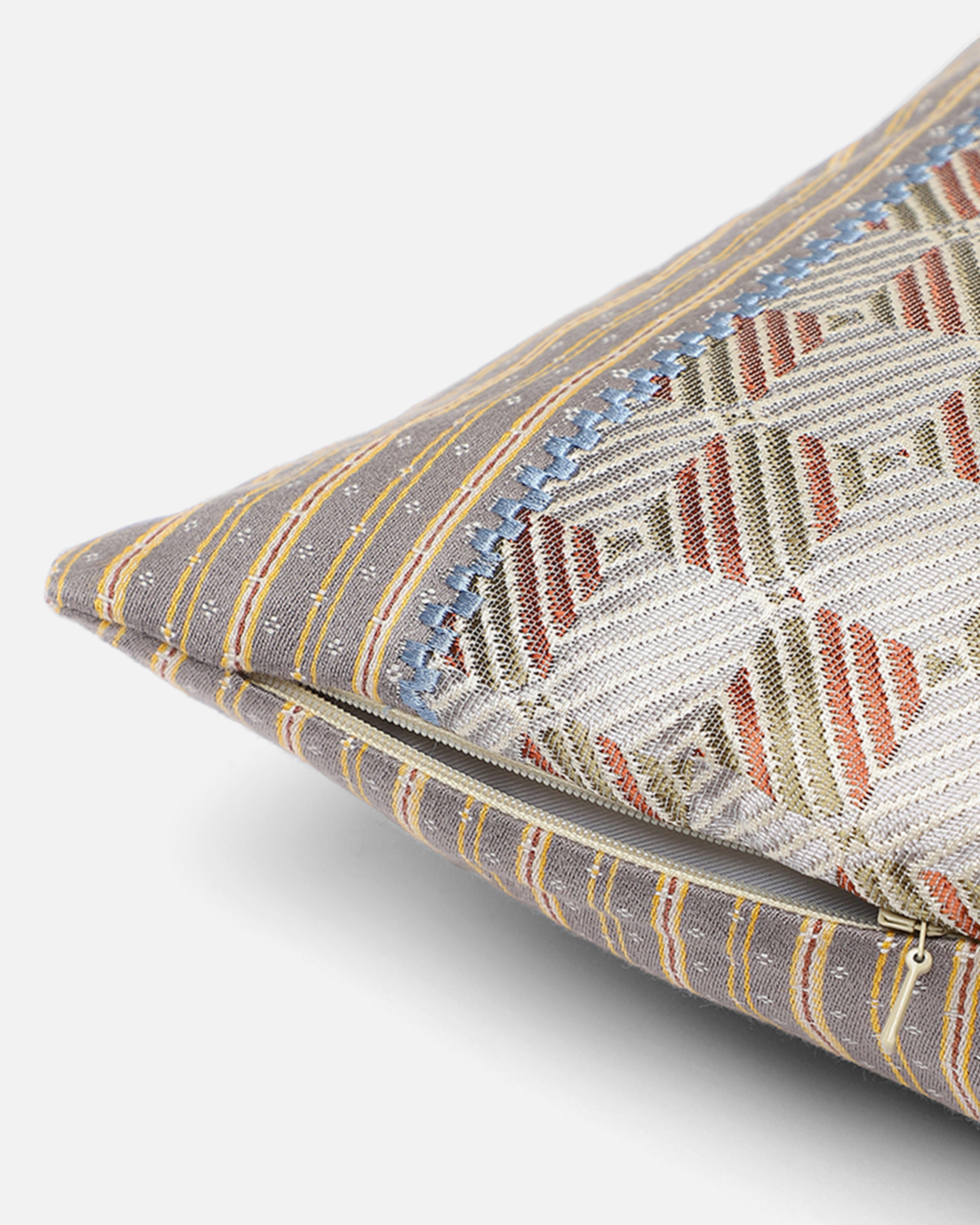 Enrica Banarasi Satin Brocade Silk Viscose Cushion Cover