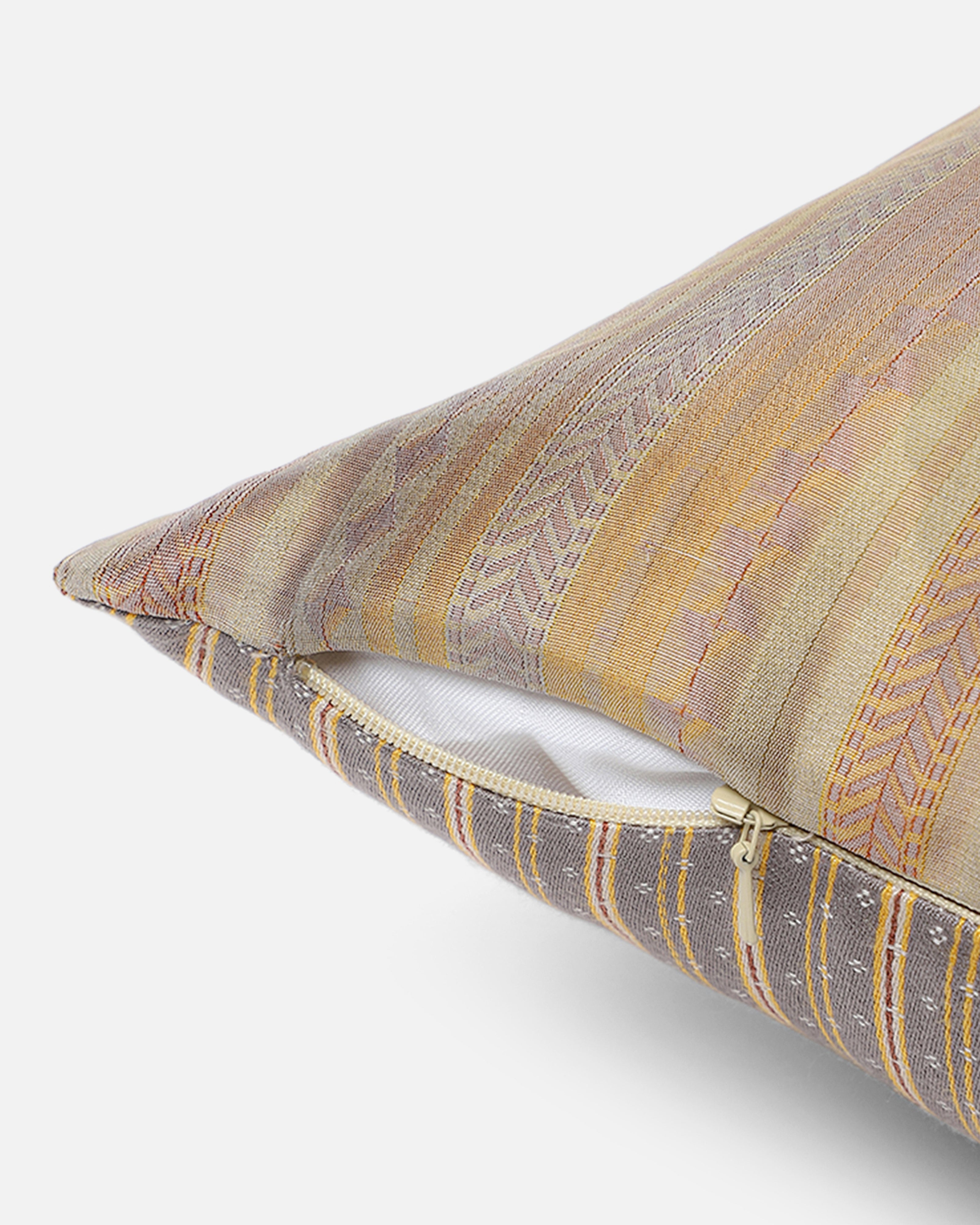 Rosanella Banarasi Tanchoi Silk Cushion Cover