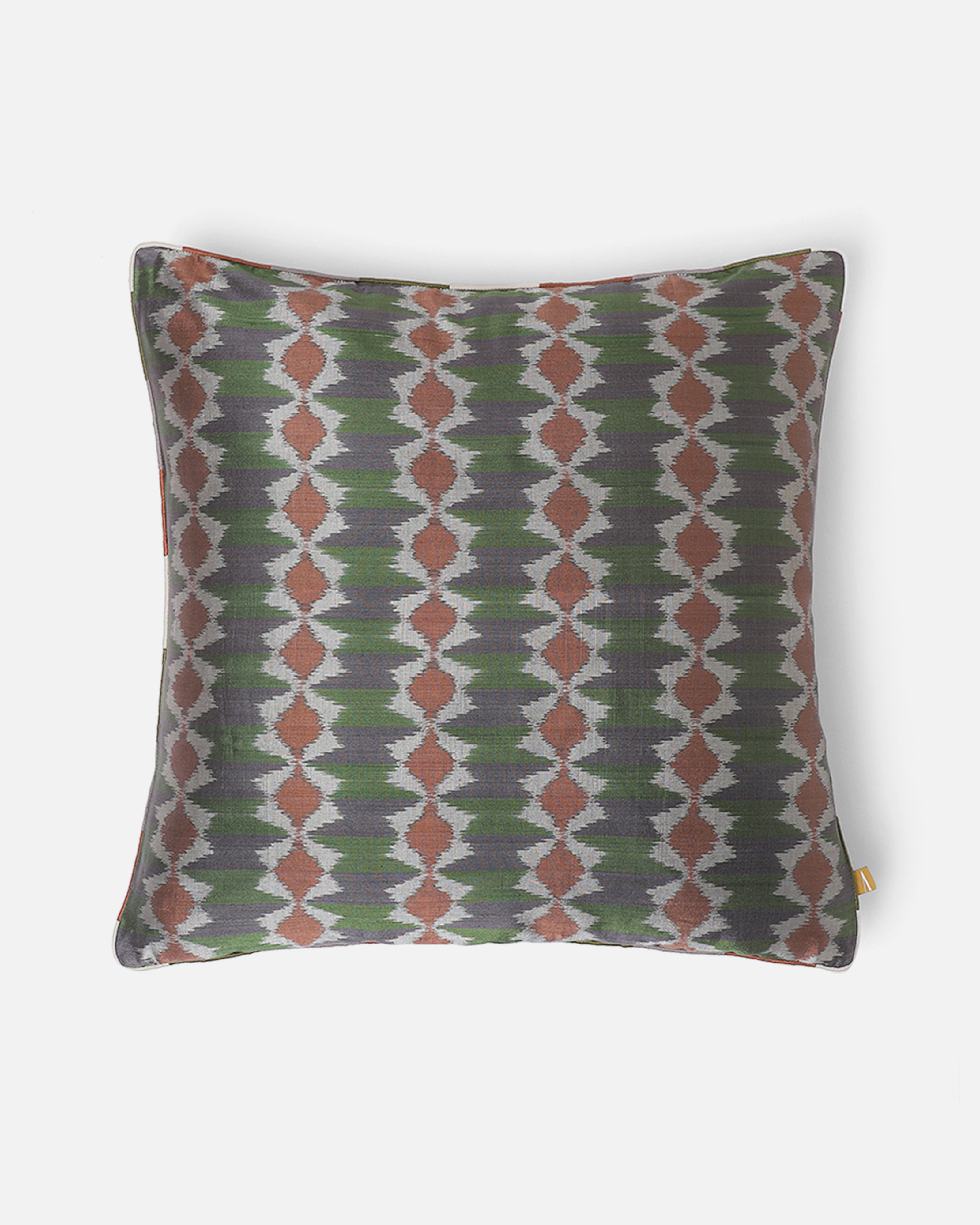 Edda Pochampally Weft Ikat Cotton Silk Cushion Cover