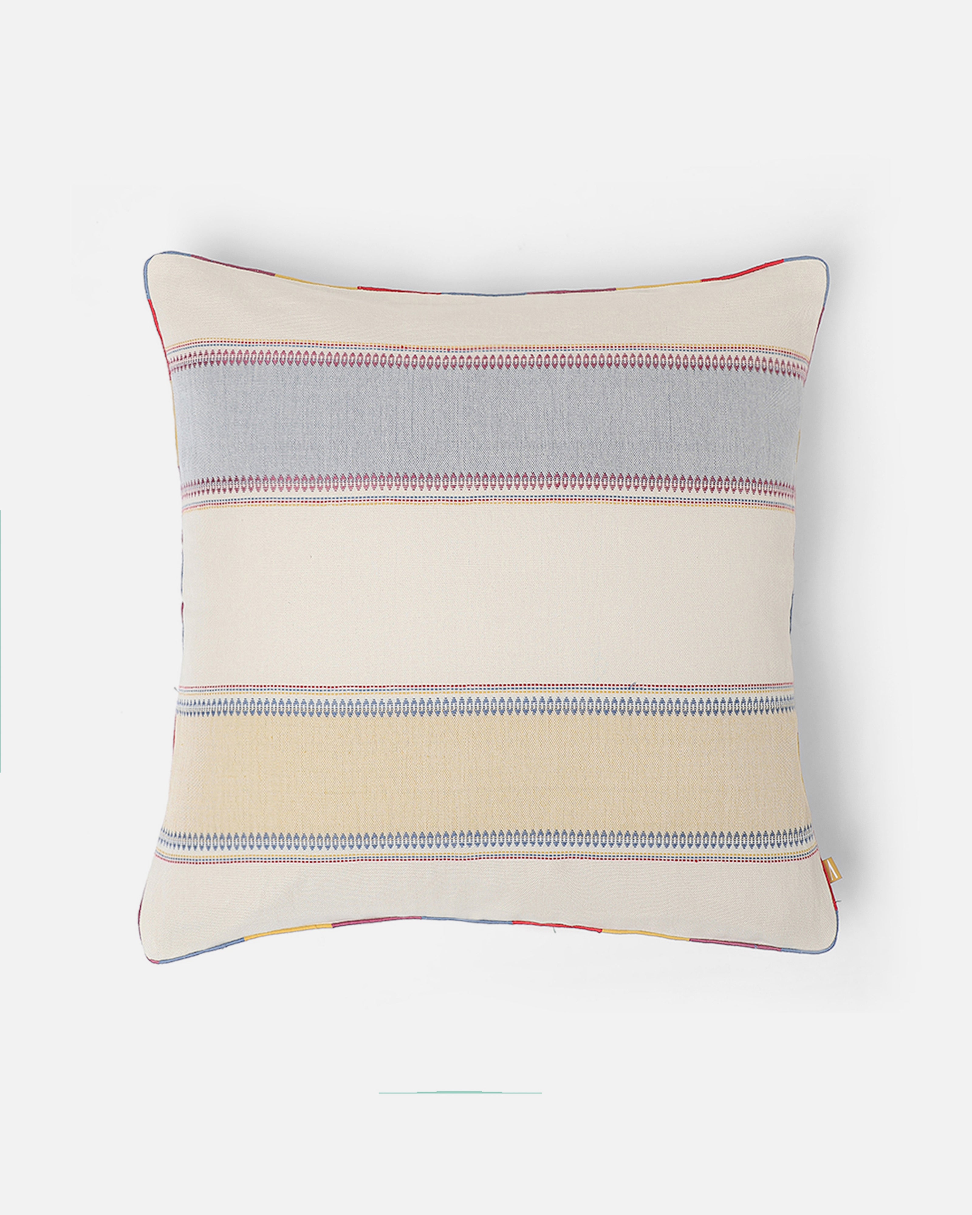 Elisa Bhujodi Extra Weft Cotton Cushion Cover