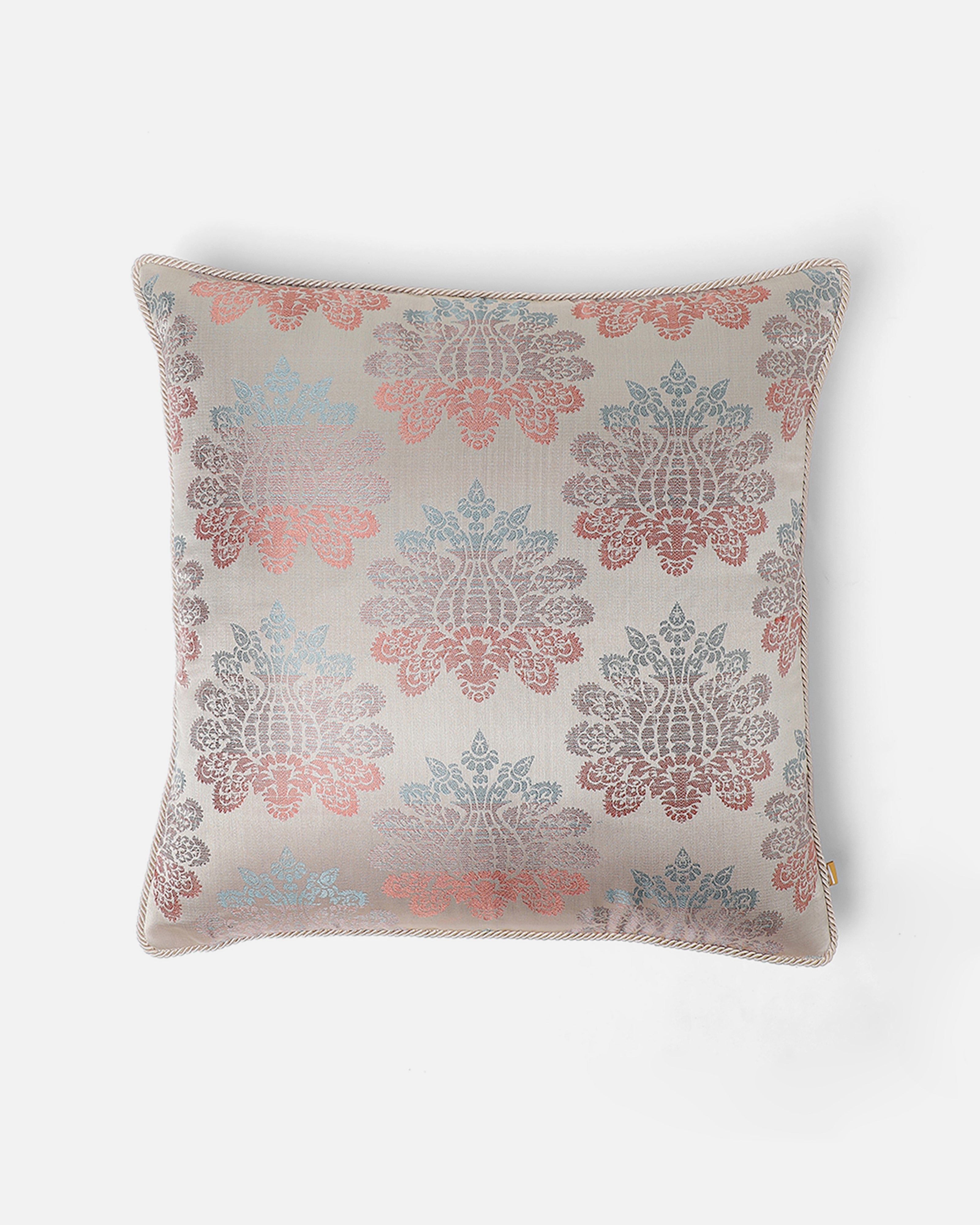 Siena Banarasi Tanchoi Silk Cushion Cover