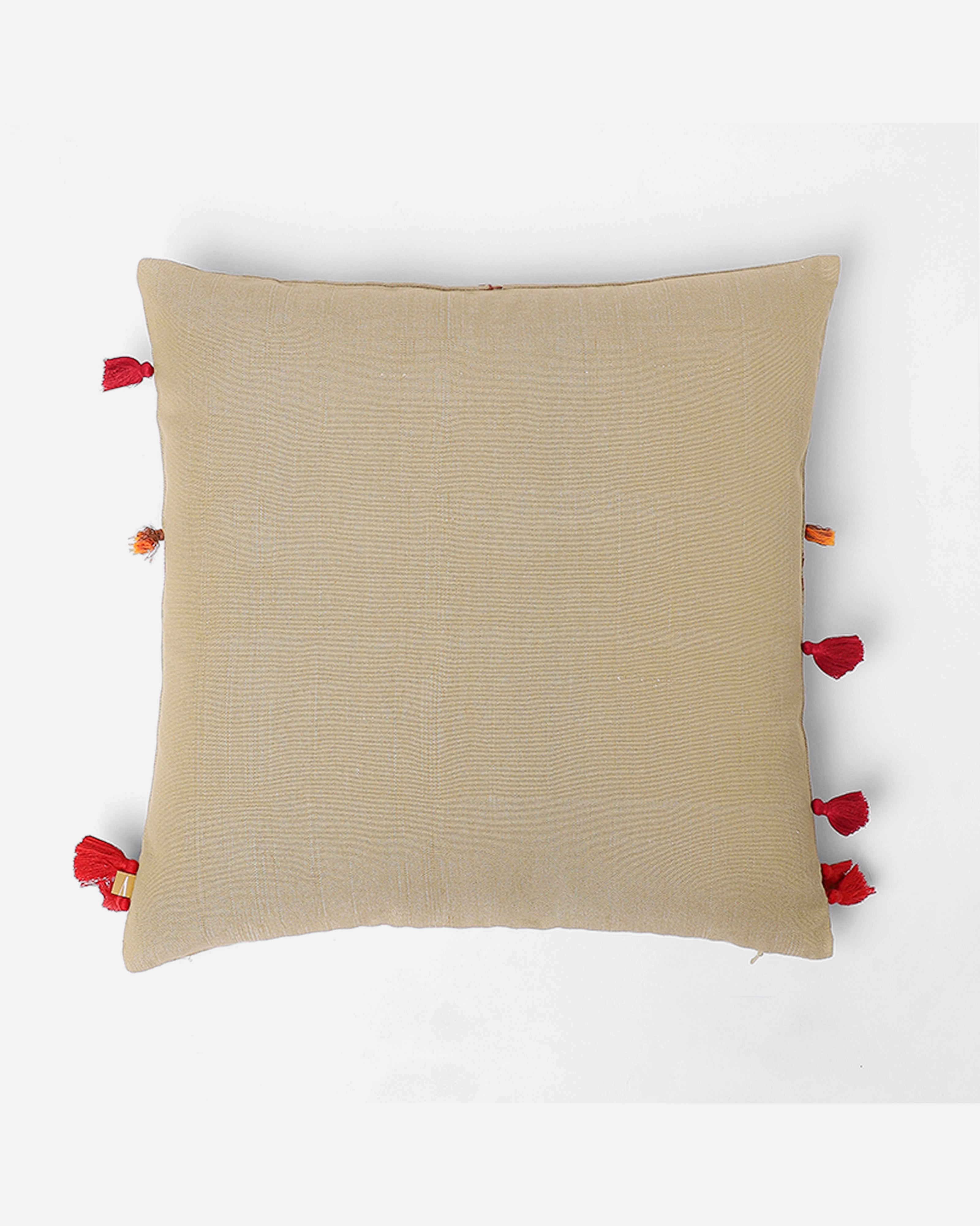 Mondo Bhujodi Extra Weft Cotton Cushion Cover