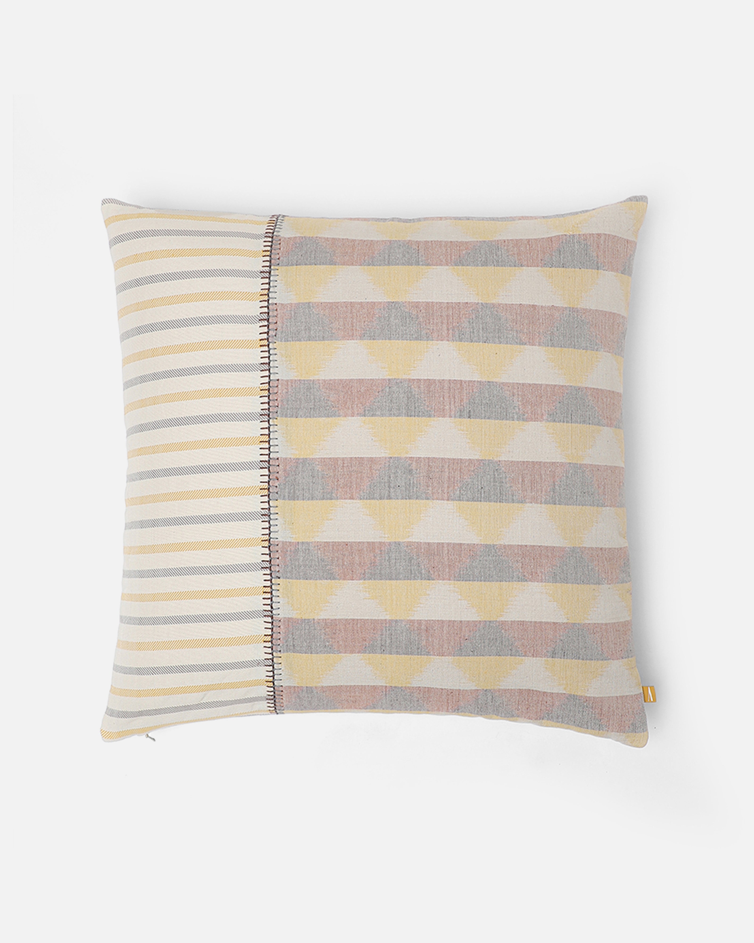 Piera Pochampally Weft Ikat Cotton Cushion Cover